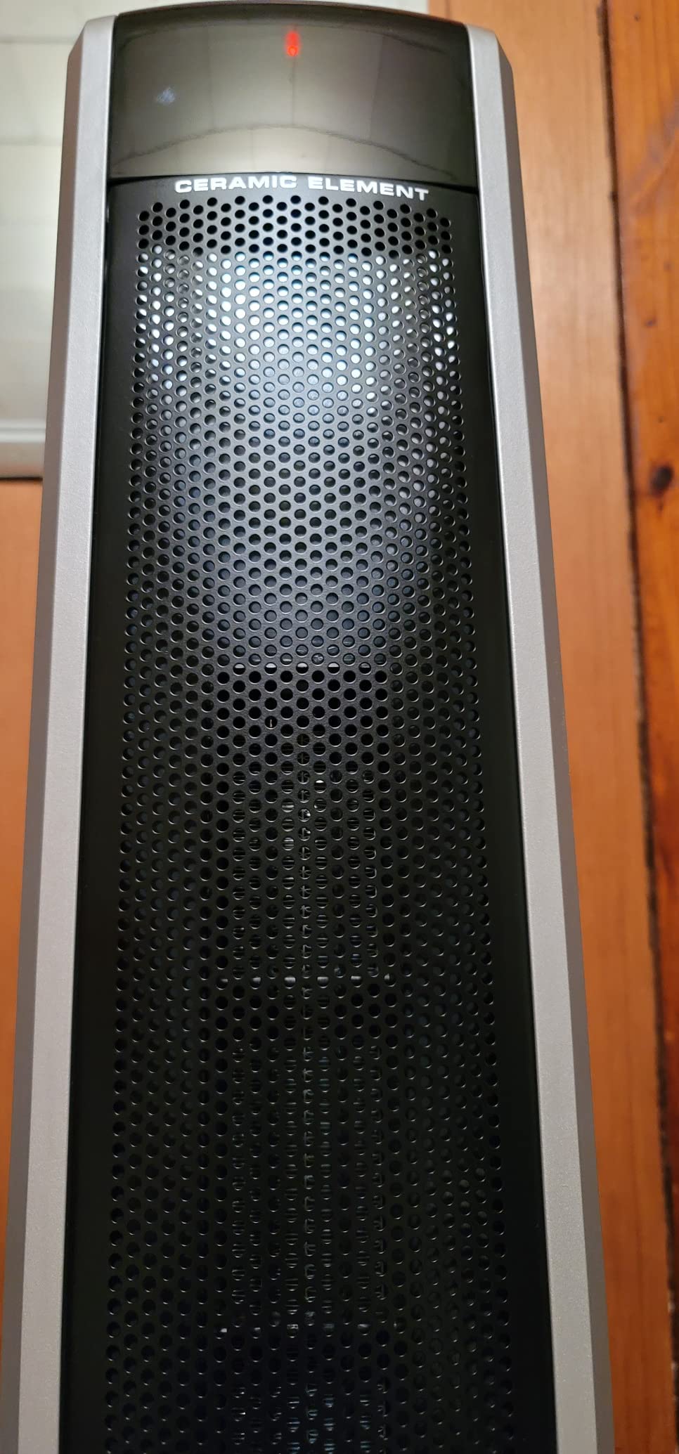 Lasko Oscillating Digital Ceramic Tower Heater for Large Rooms, with Adjustable Thermostat, Timer and Remote Control, 29 Inches, 1500W, Black, 5586 customer photo 1