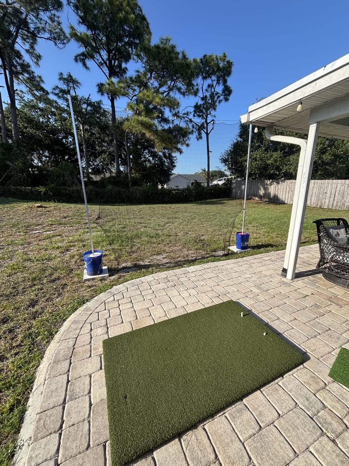 Country Club Elite 3x5-Foot Commercial Golf Practice Mat | Accepts real tees, mimics real fairway turf during downward strikes and provides honest feedback without unwanted club bounce customer photo 2