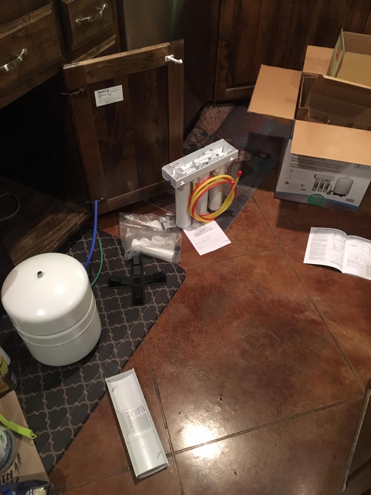 EcoPure ECOP30 Premium Reverse Osmosis System - Under Sink Drinking Water Filter System - NSF-Certified - Reduces Lead, Chlorine, and TDS - Bottled-Quality Water - Easy Filter Changes customer photo 1