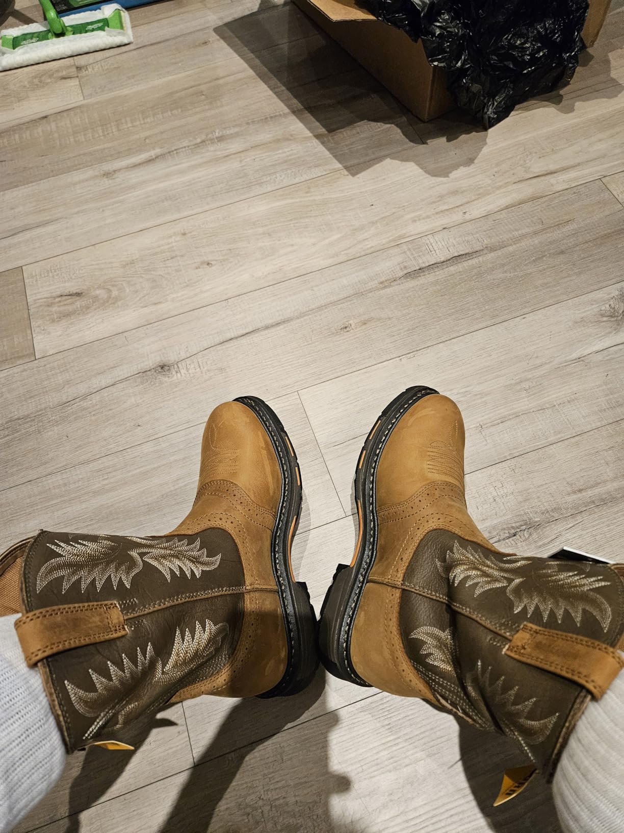 Ariat Men's WorkHog Waterproof Work Boot customer photo 1