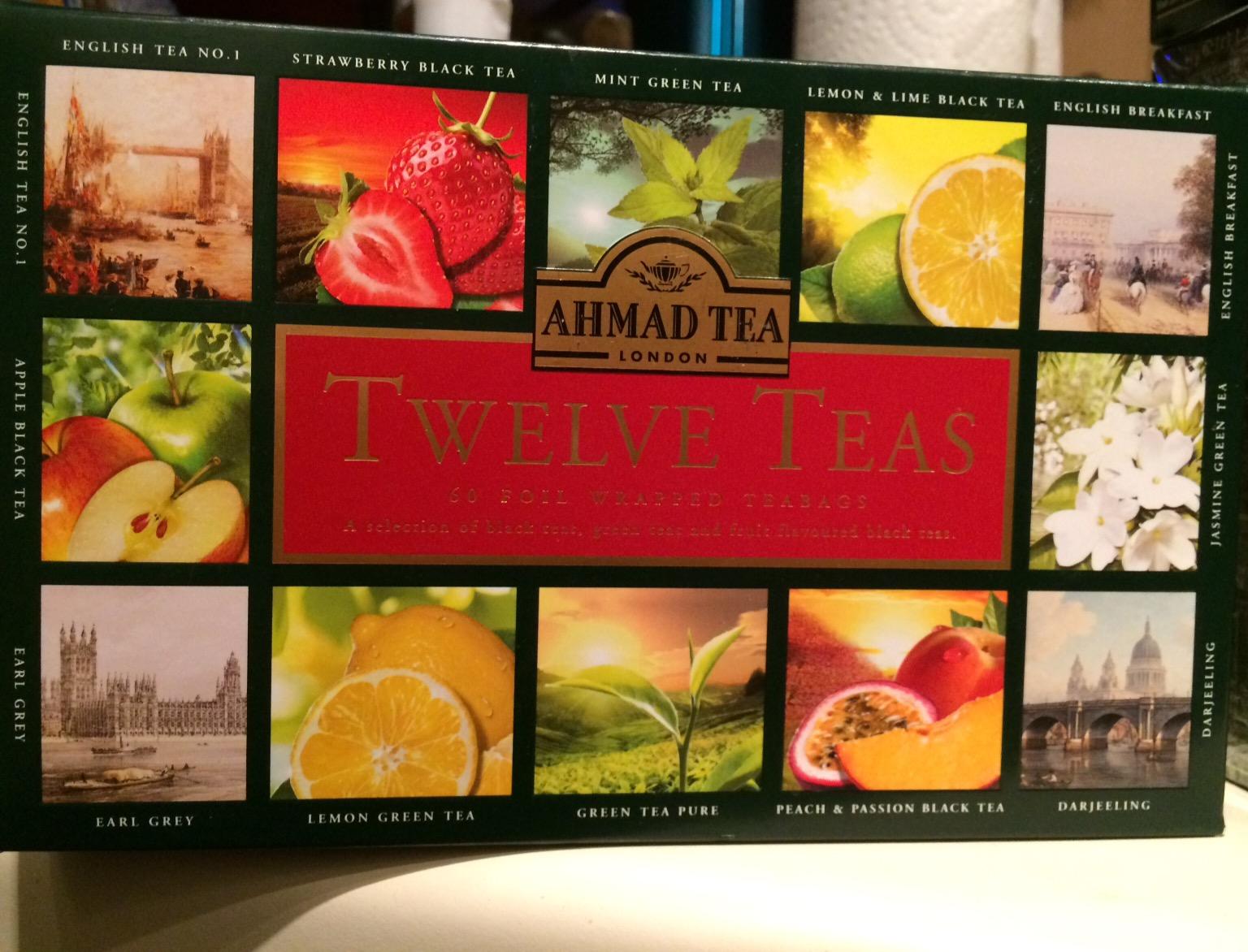 Ahmad Tea Variety Gift Box, 60 Foil Enveloped Teabags, Twelve Teas customer photo 1
