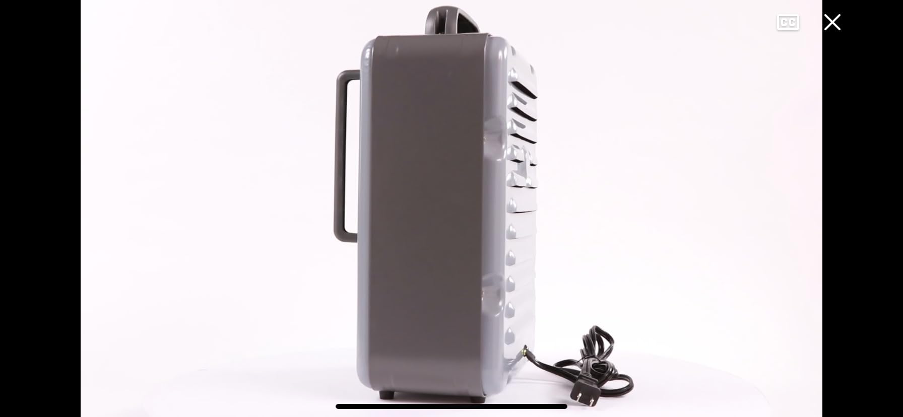 Comfort Zone Electric Portable Milkhouse Style Utility Space Heater with Adjustable Thermostat, Overheat Protection, and Safety Tip-Over Switch, Ideal for Garage or Greenhouse, 1,500W, CZ798 customer photo 2