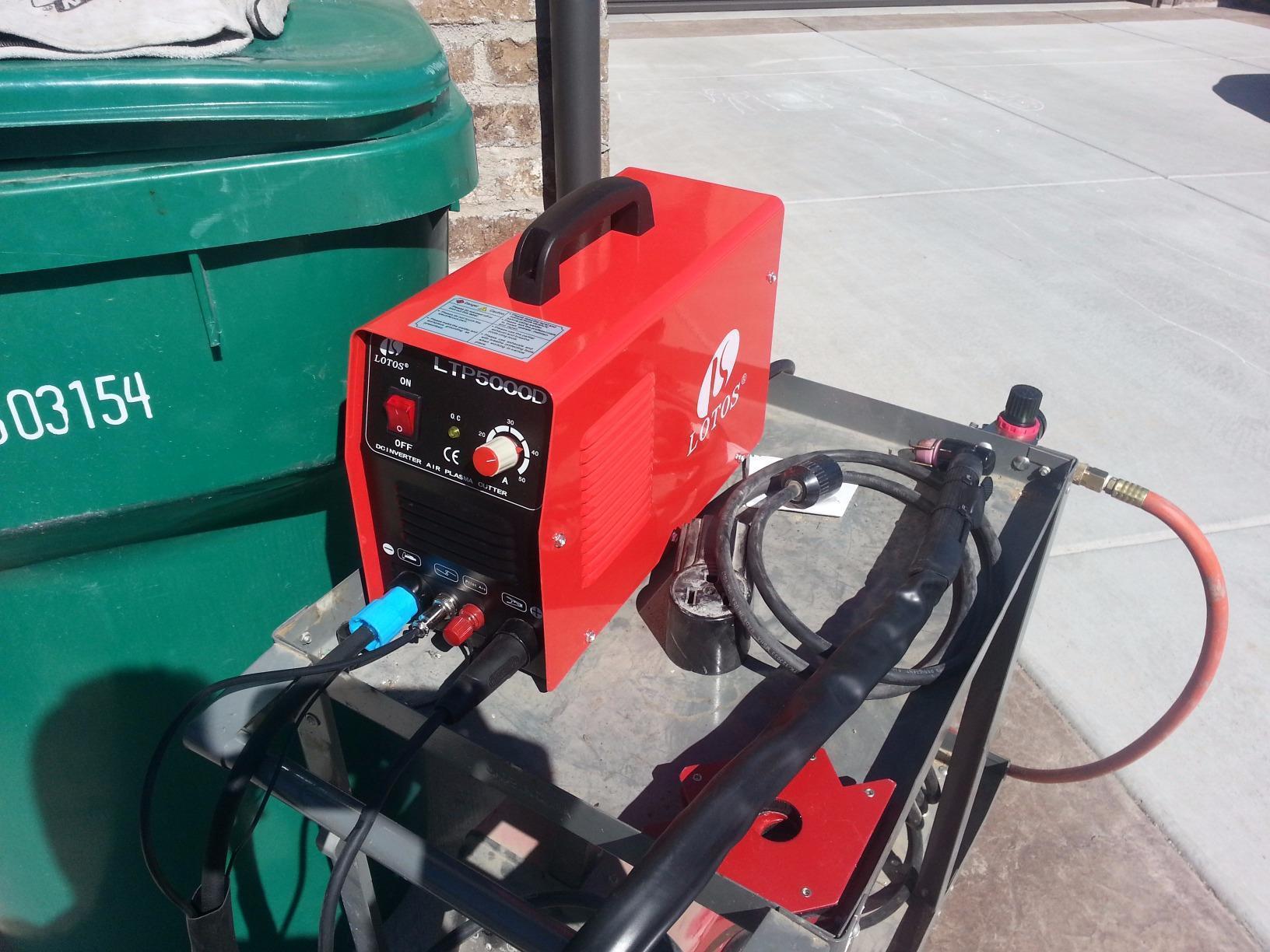 LOTOS LTP5505D 55A Pilot Arc Plasma Cutter with Rust Removal Mode | 5/8
