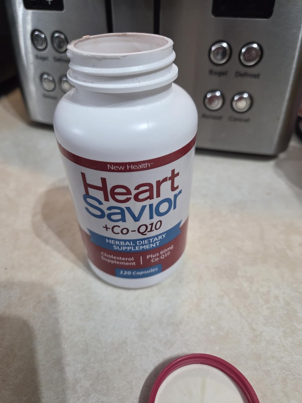 HeartSavior Natural Cholesterol Support Supplement with Red Yeast Rice | CoQ10, Plant Sterols & Niacin Blend - 7 Ingredient Healthy Formula for Men & Women - Made in USA, Non-GMO, 120 Capsules customer photo 1