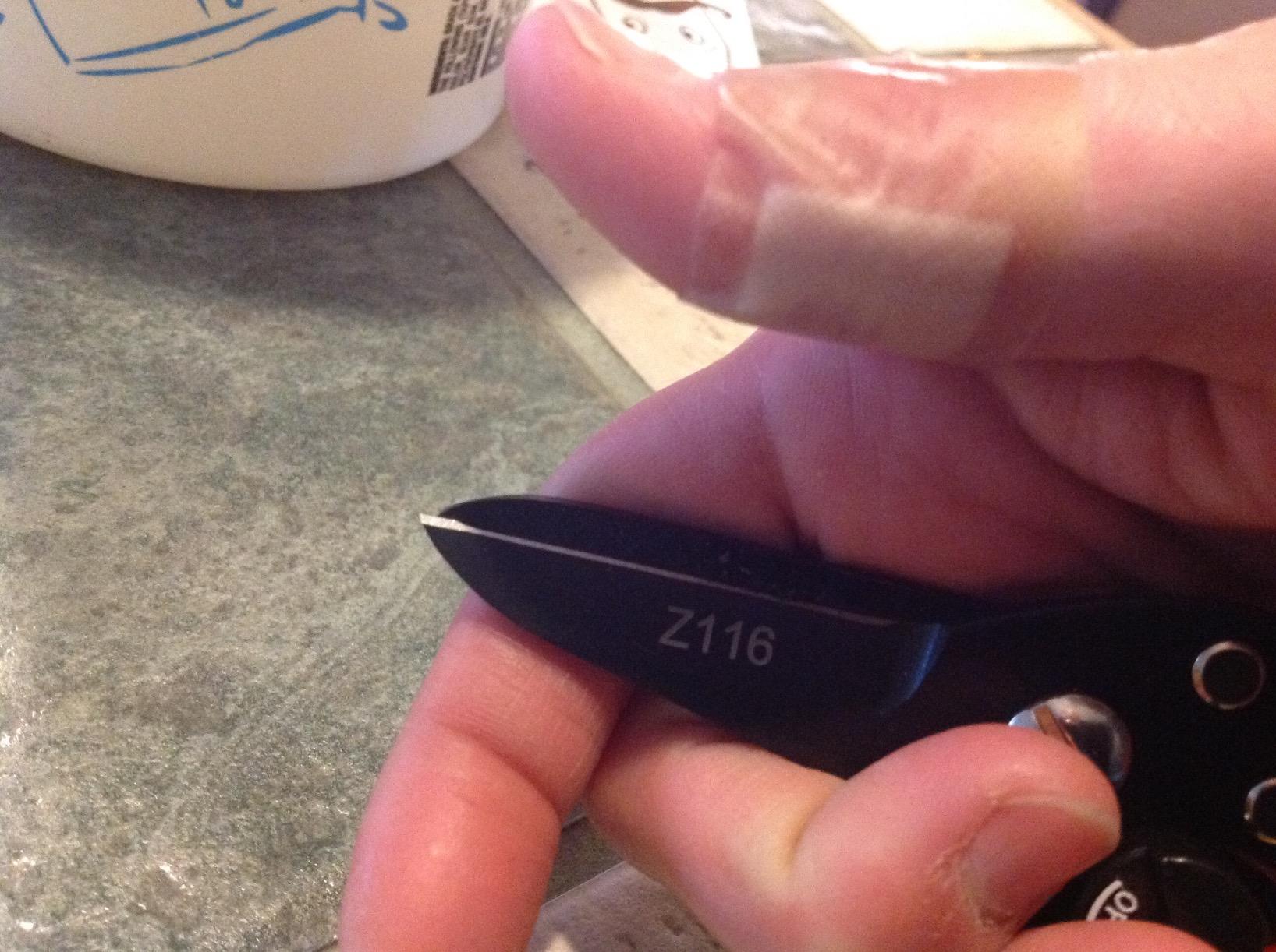Zenport Z116 Hoof and Floral Trimming Shear with Twin-Blade, 7.5-Inch, for Goat, Sheep, Alpaca and More, Orange customer photo 2