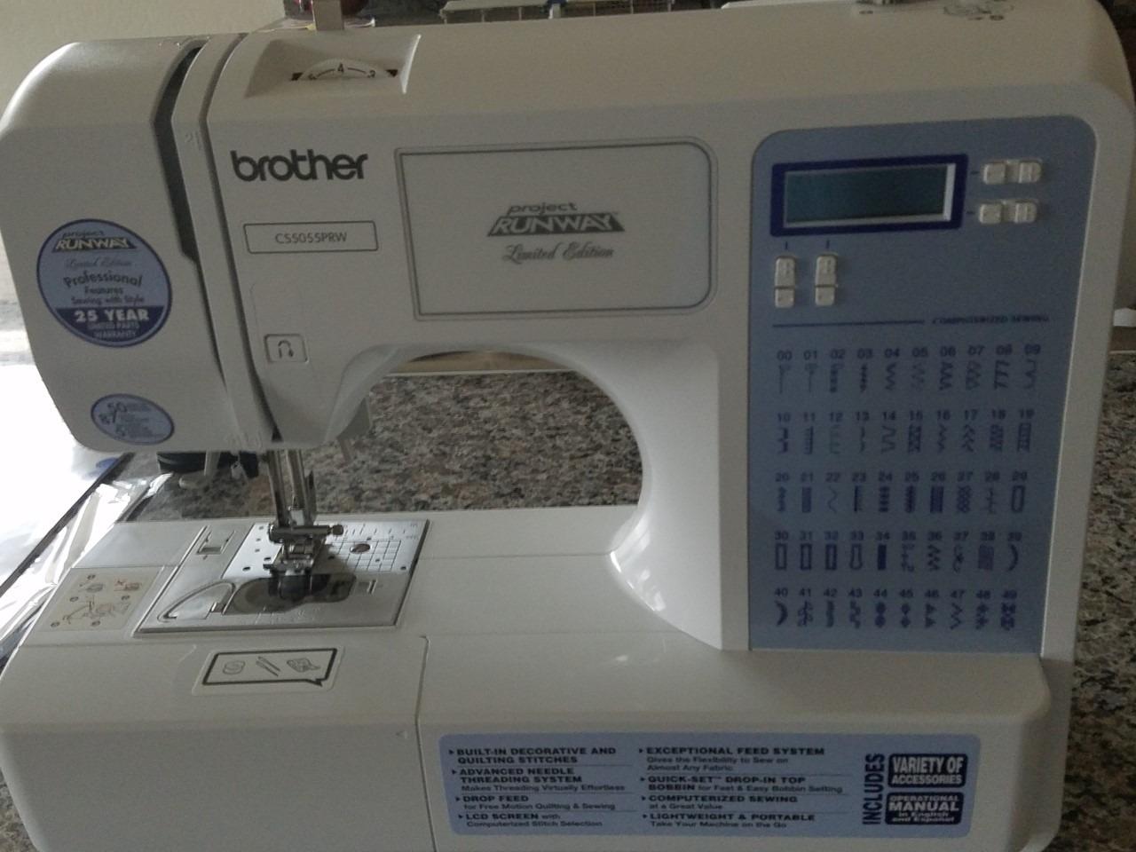 Brother CS5055PRW Sewing Machine, Project Runway, 50 Built-in Stitches, LCD Display, 7 Included Feet customer photo 1