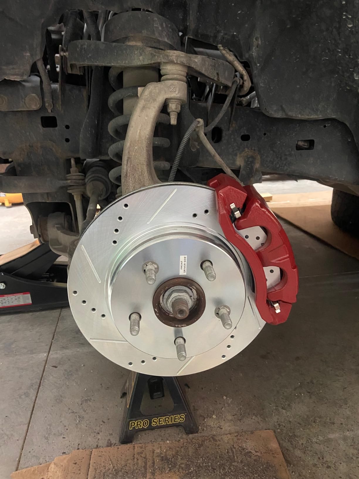 PowerStop Front & Rear Brake Kit For Dodge Ram 1500 2006-18, Dodge Durango 2007-09, Chrysler Aspen 2007-09, Truck & Tow Carbon Fiber Ceramic Brake Pads + Drilled & Slotted Rotors Upgrade, K2164-36 customer photo 1
