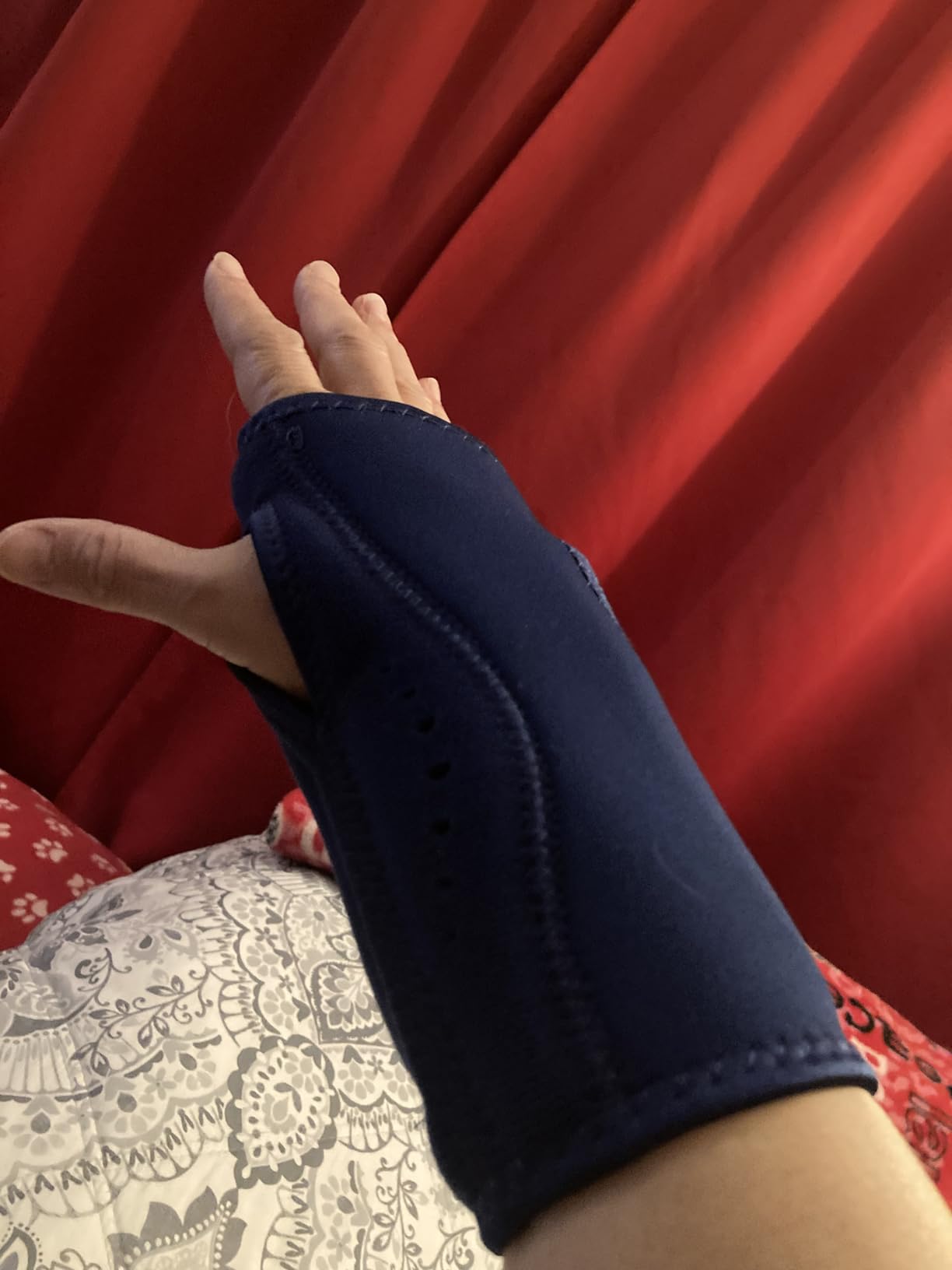 ACE Brand Night Wrist Sleep Support, Adjustable | Helps relieve symptoms of carpal tunnel syndrome and other wrist injuries customer photo 2