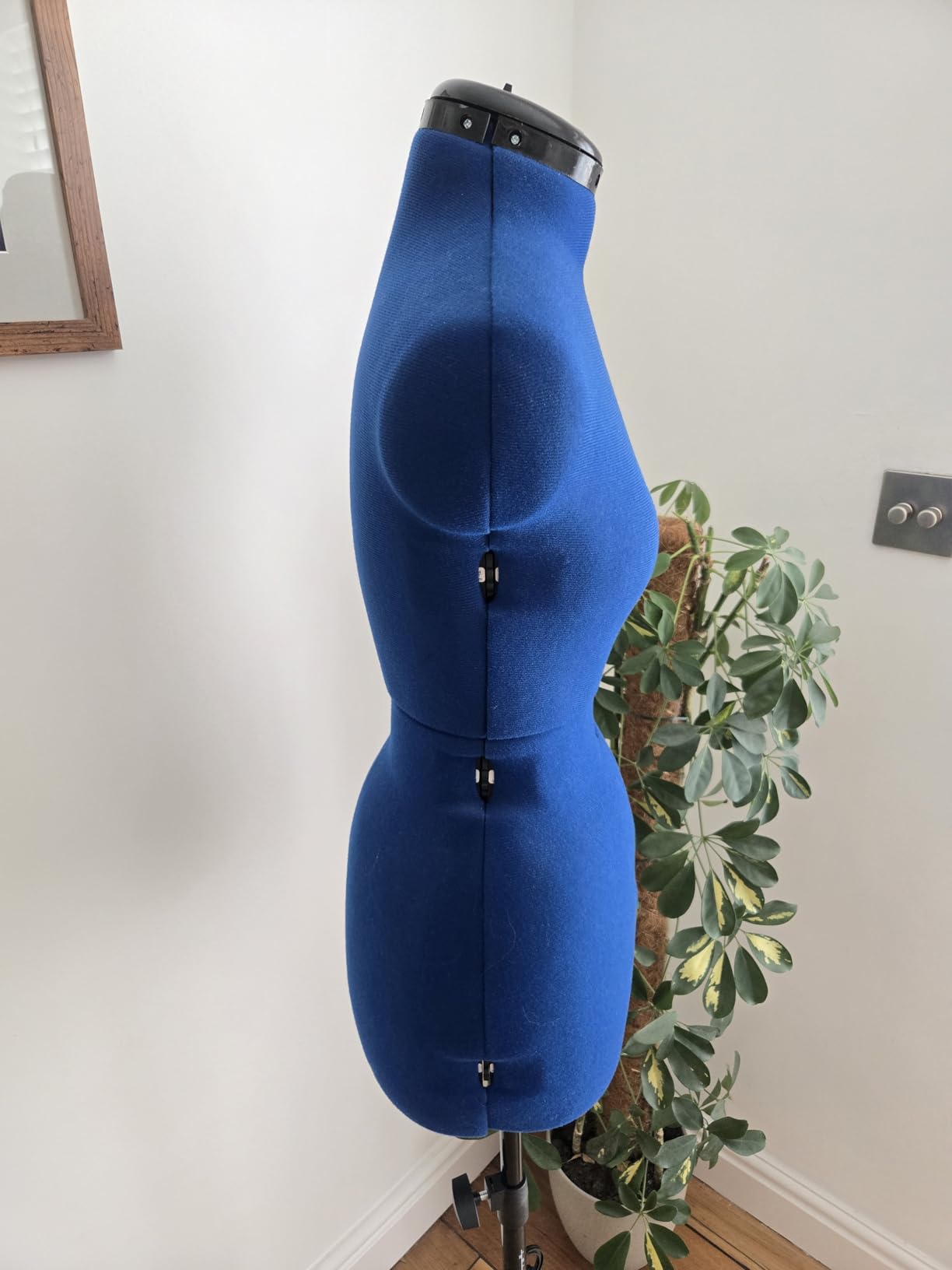 Adjustoform Sew Deluxe FG372 Adjustable Dress & Pants Form Sapphire S-M (US Dress Size 4-12) 8 Part Female Sewing Mannequin + Pin Grip Hem Marker customer photo 2
