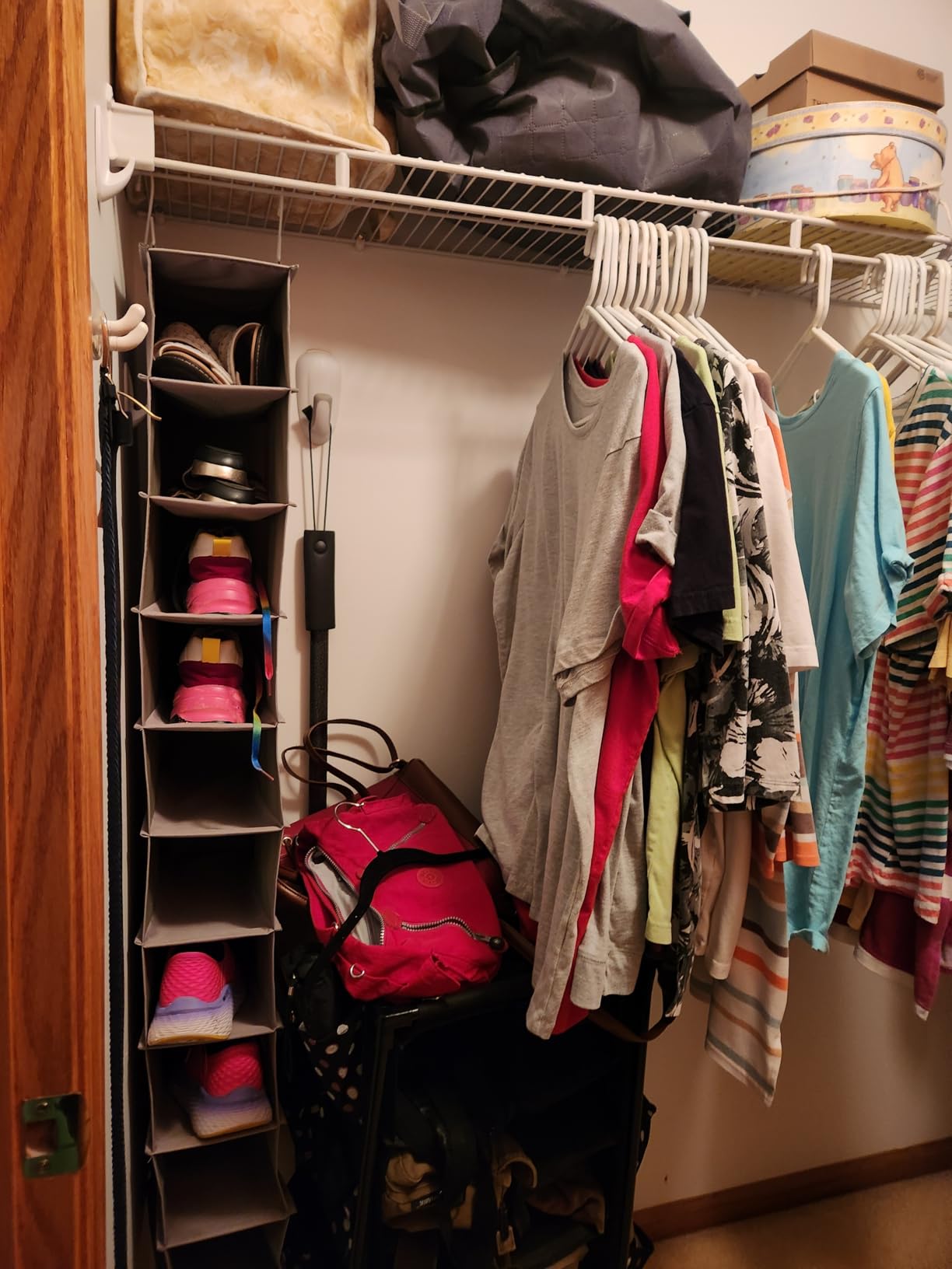 Rubbermaid Configurations Custom Closet Kit 3-6 Ft. Adjustable Metal Wire Shelving White Finish Expandable Organization System customer photo 2
