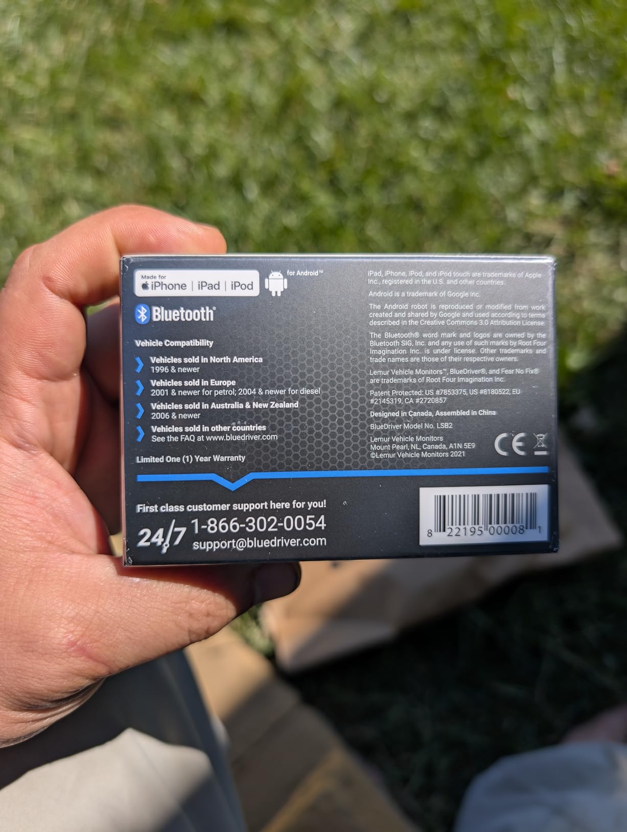 BlueDriver OBD2 Scanner Bluetooth, No Subscription, ABS SRS TPMS | OBDII Diagnostic Scan Tool, Car Scanner & Code Reader, iPhone & Android, Check Engine, Repair Reports, Vehicles 1996+ customer photo 1