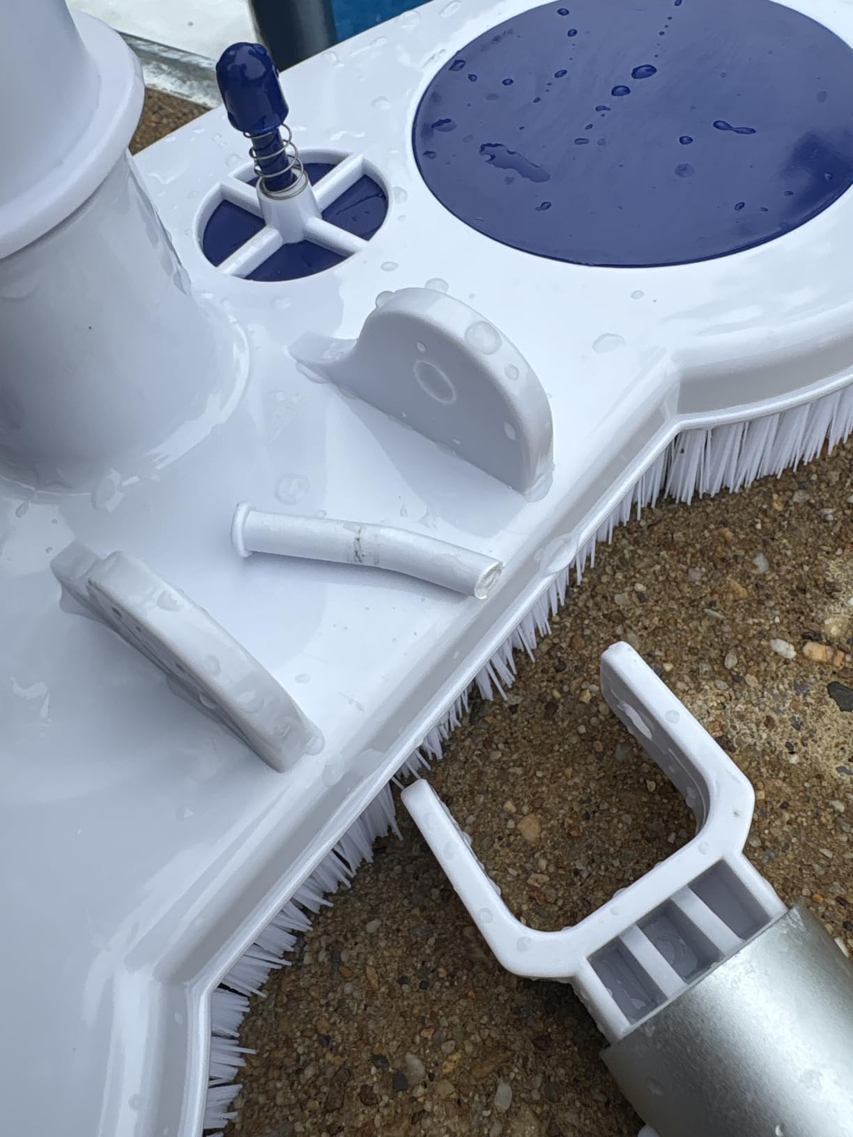 Poolmaster Deluxe Weighted Vinyl Liner Pool Vacuum Head With Air-Relief Valves, Safe Cleaning for Inground & Above-Ground Pools - Fits 1-1/4