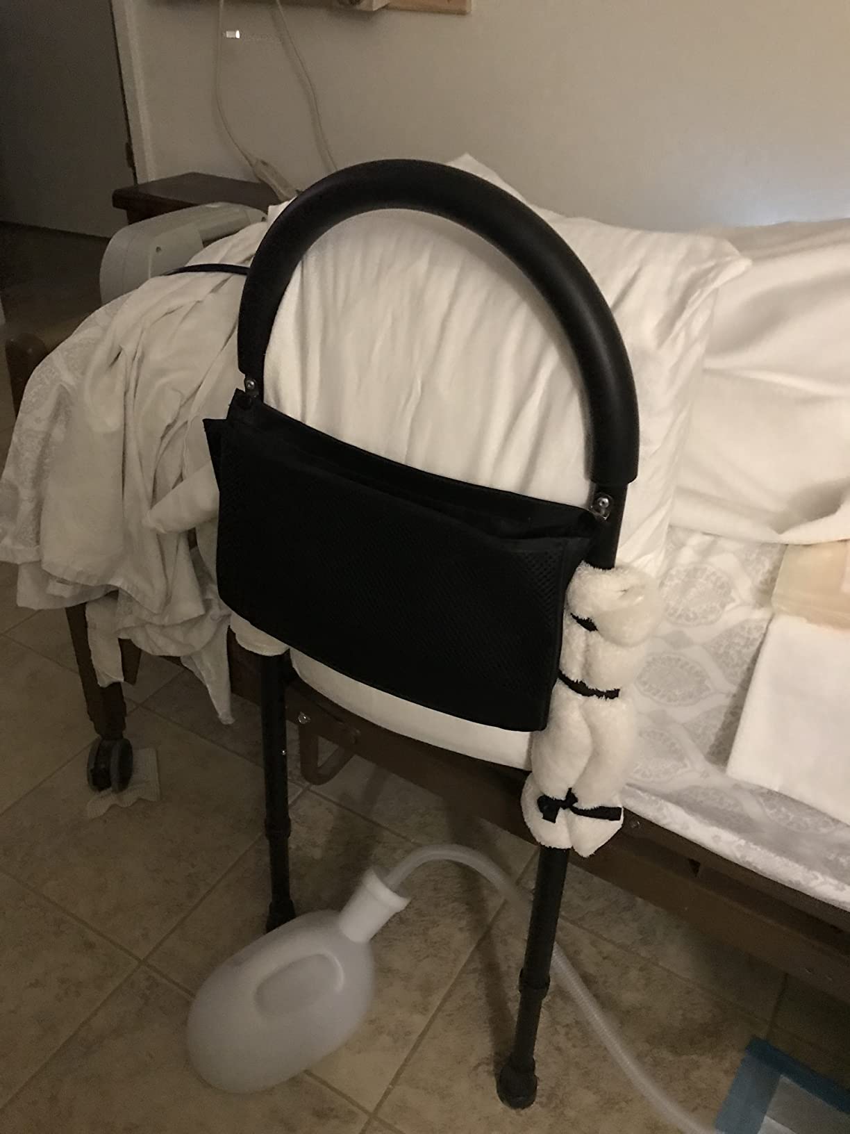 Medline Bed Assist Bar for Seniors with Nylon Bag for Storage customer photo 2