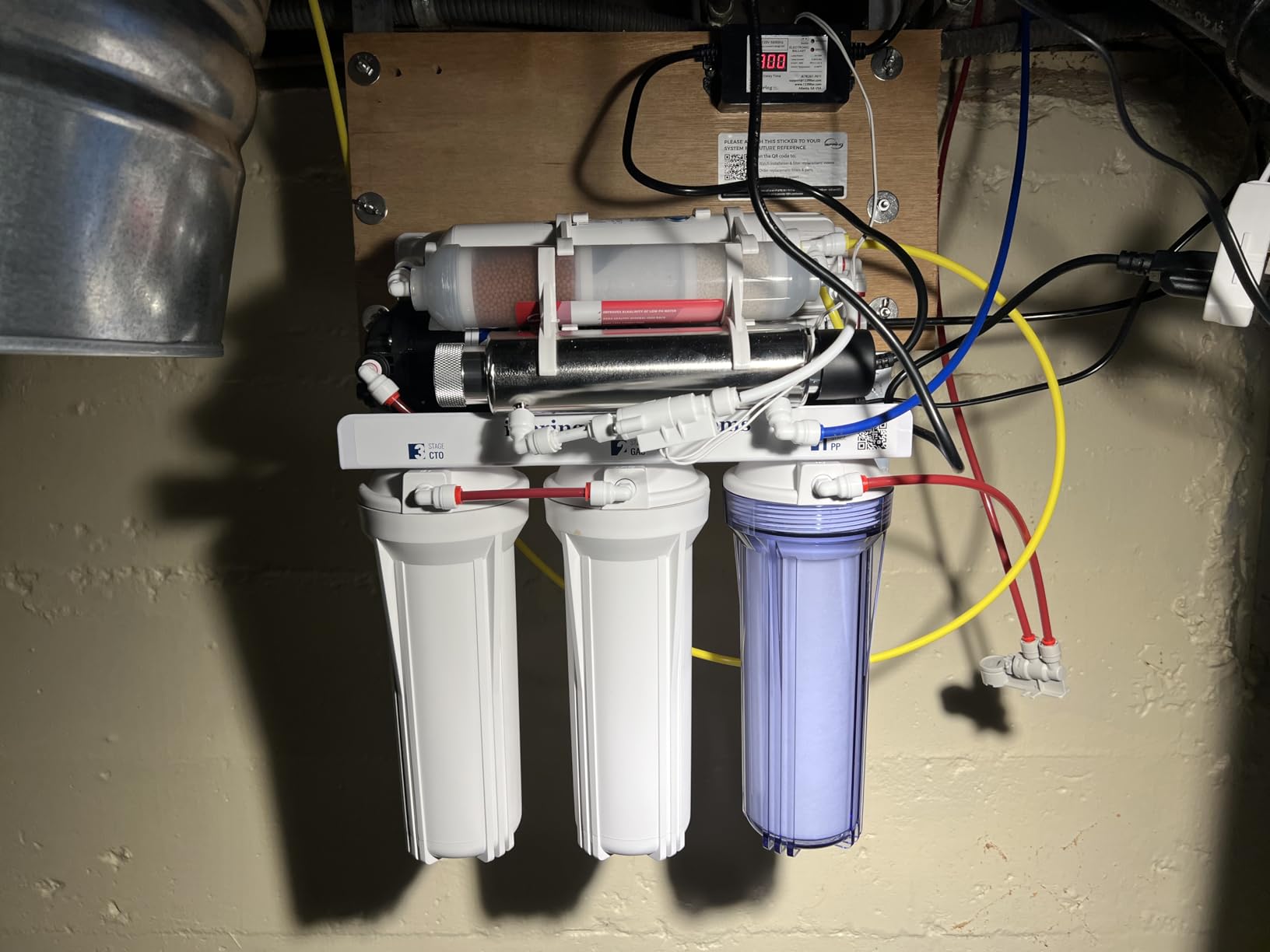 iSpring RCC1UP-AK, 100 GPD 7-Stage Reverse Osmosis Under Sink Water Filtration System with Boost Pump, Alkaline Remineralization and UV Filter, Patented Top-Mounted Faucet Design for Easy Installation customer photo 1