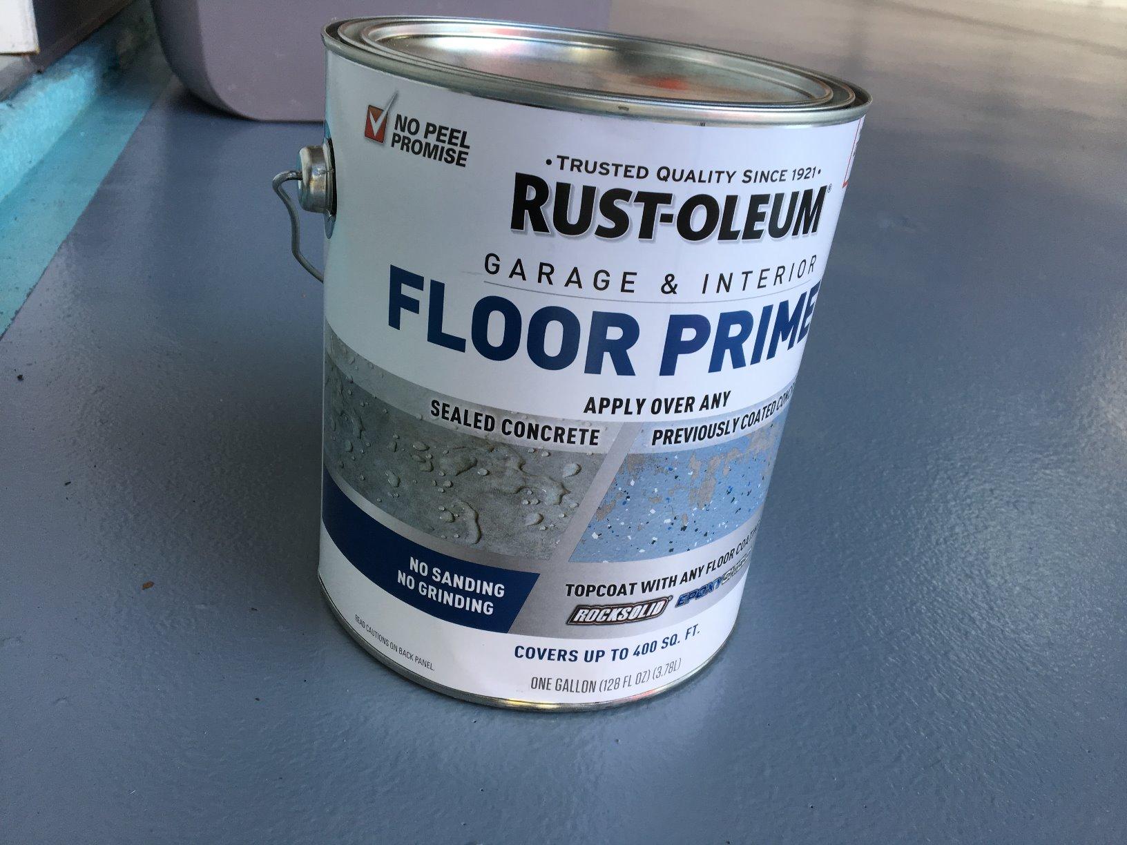 Rust-Oleum 261845 EPOXYSHIELD Garage Floor Coating Kit, 2.5 Car, Gloss Gray customer photo 2