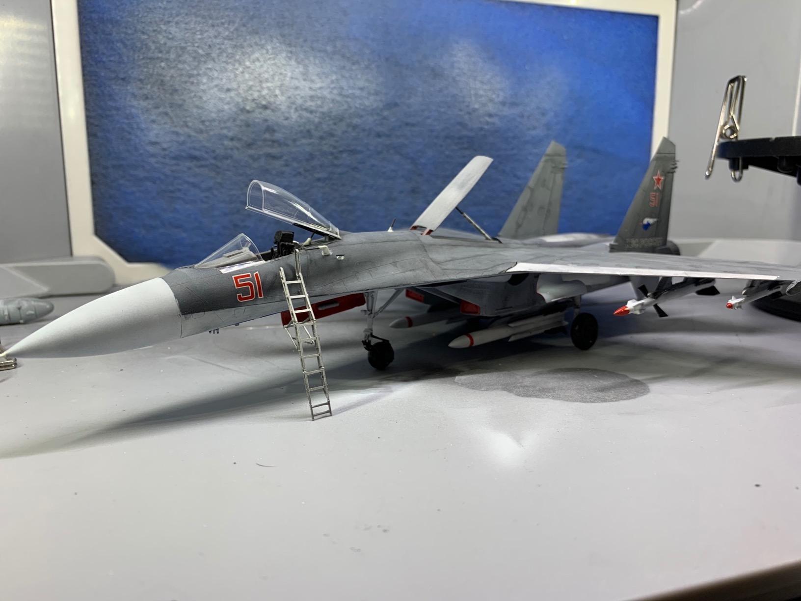 Models SU-27 SM Flanker B Mod.1 Model Kit customer photo 1