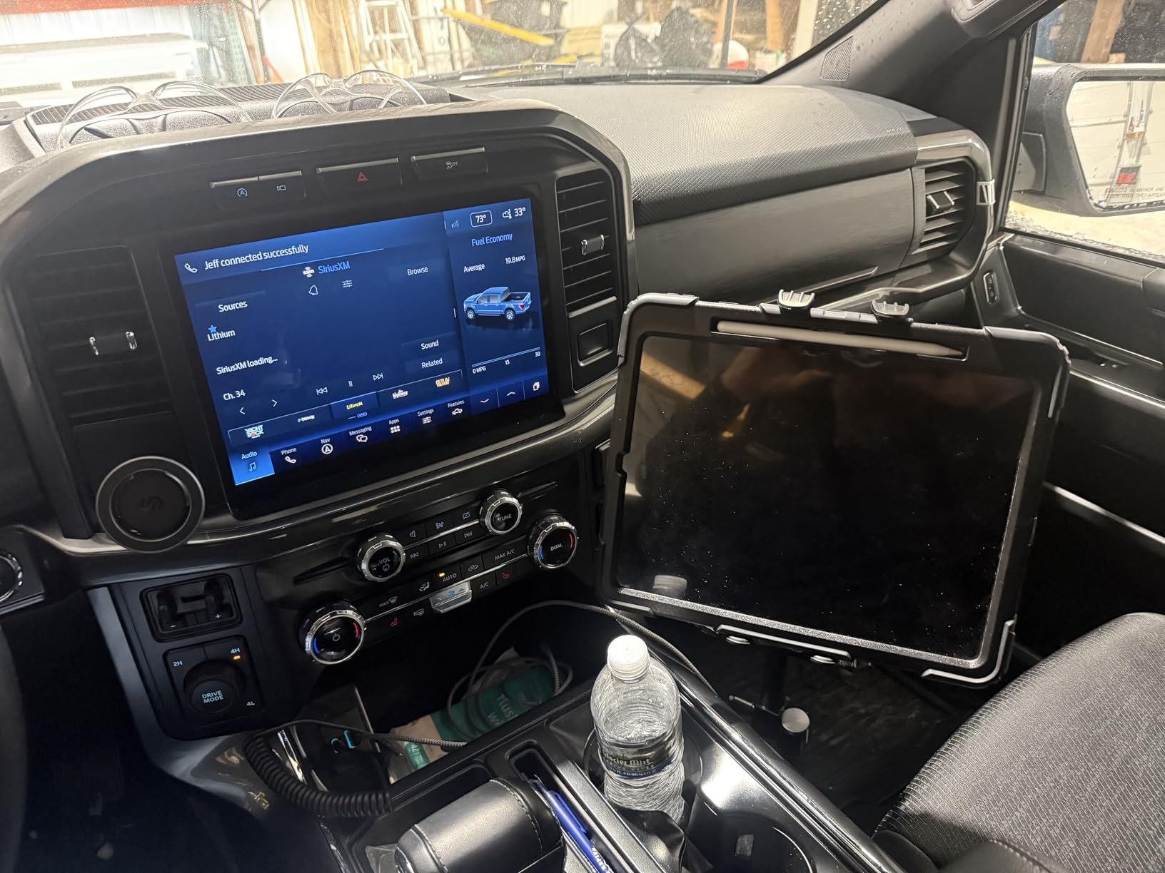 ARKON Mounts - Car Seat Rail Tablet Mount and Holder | Heavy-Duty for Car/Truck | Adjustable Angle & Height | Easy Installation & Removal | 22-inch Arm for Enhanced Accessibility & Convenience customer photo 1