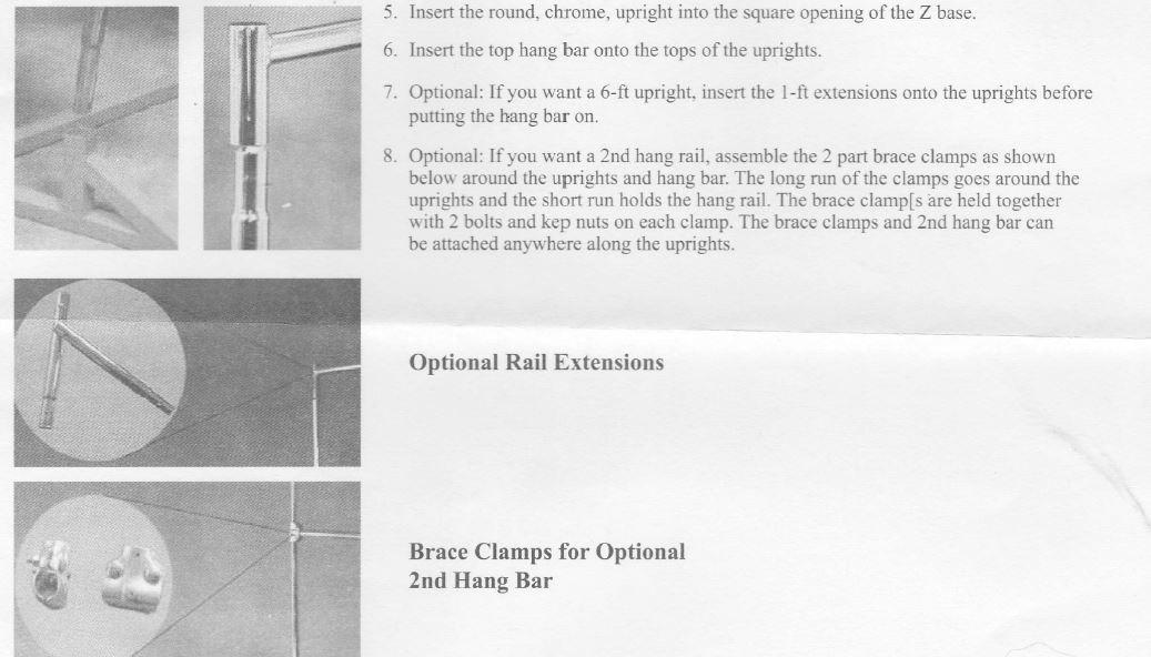 Only Hangers GR600 Heavy Duty 400lb Capacity Z Rack, 63