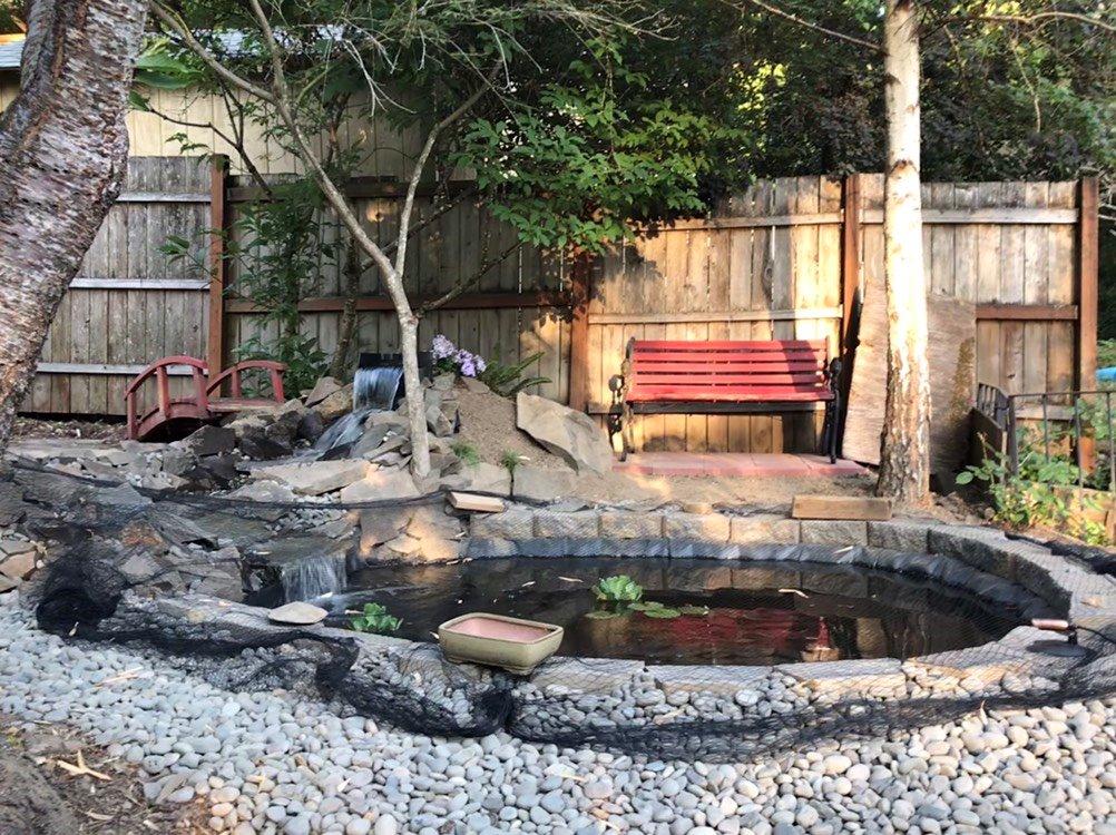 Simply Ponds 2100 GPH Water Garden Koi Pond Kit 15 x 20 Ft EPDM Liner | Custom water feature, 16