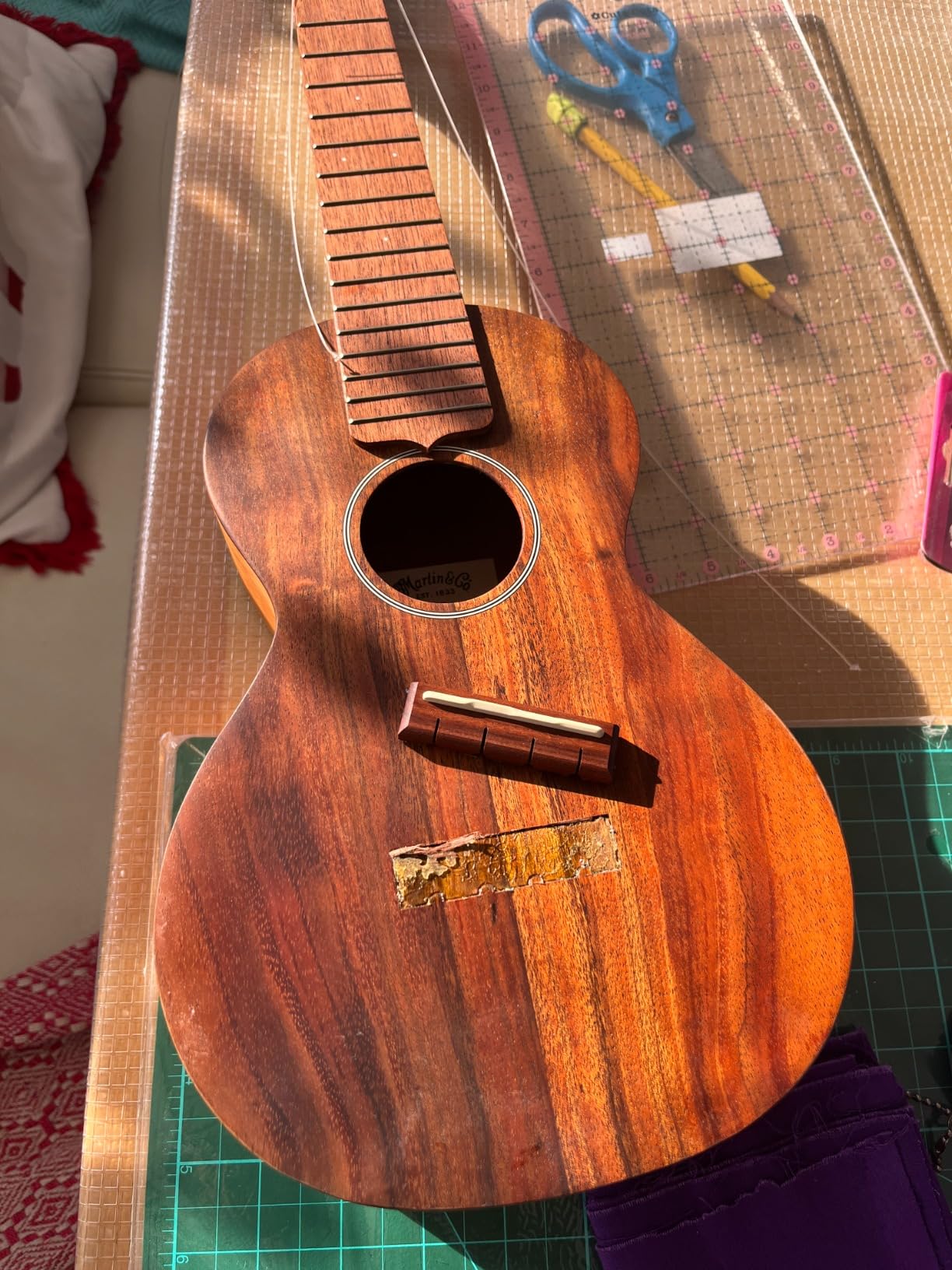 Martin Guitar C1K Acoustic Ukulele with Gig Bag, Hawaiian Koa Wood Construction, Hand-Rubbed Finish, Concert Ukulele Neck Shape with Standard Taper customer photo 1