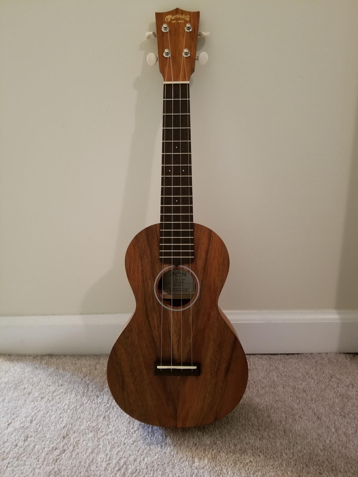 Martin Guitar C1K Acoustic Ukulele with Gig Bag, Hawaiian Koa Wood Construction, Hand-Rubbed Finish, Concert Ukulele Neck Shape with Standard Taper customer photo 2