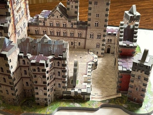 Wrebbit3D Neuschwanstein Castle 3D Puzzle | 890 Jigsaw Puzzle Pieces | Germany Iconic Landmark and Architectural Masterpiece customer photo 2