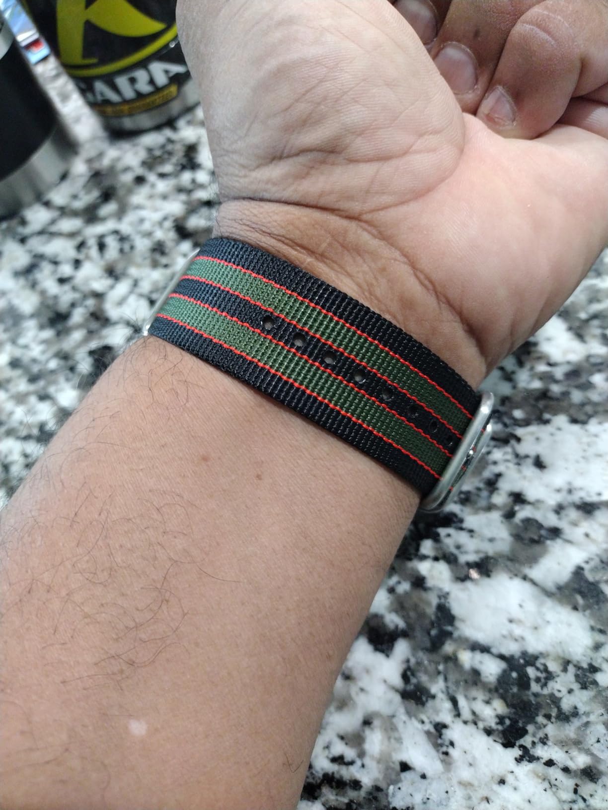 Da Luca Ballistic Nylon Military Watch Strap (Matte Buckle) 18mm 20mm 22mm 24mm 26mm customer photo 1