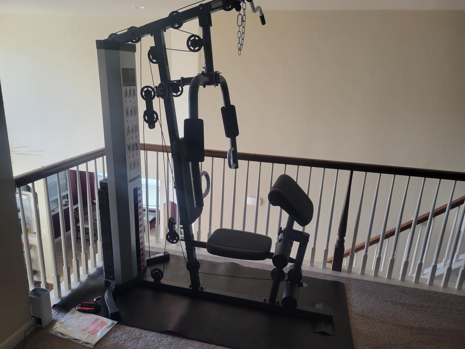 Marcy Multifunctional Workout Station 100lbs to 200lbs Stack Home Gym for Weightlifting and Bodybuilding customer photo 1