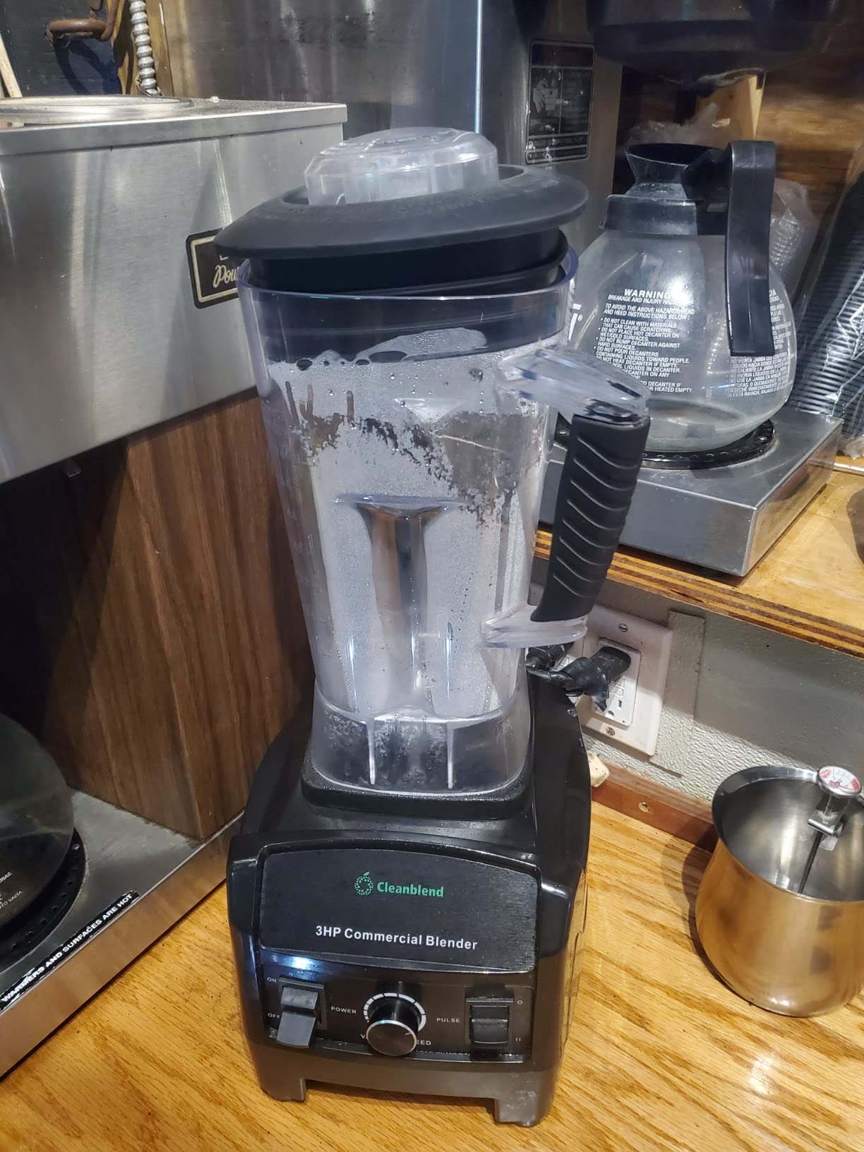 Cleanblend Commercial Blender with 5-Year Full Warranty - 1800W, 3HP, 64oz High-Performance Professional Countertop Blender with Stainless Steel Blades customer photo 1