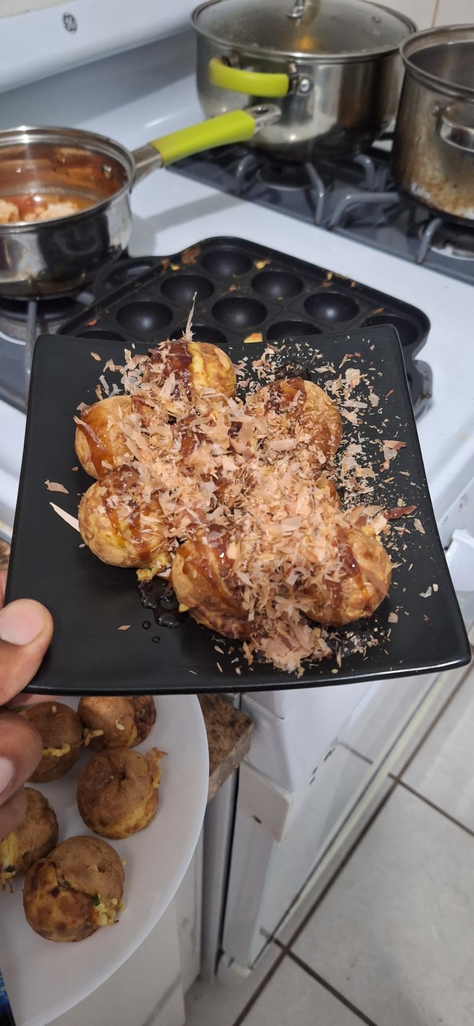 Iwatani Takoyaki Grill Pan, Medium, Black customer photo 1
