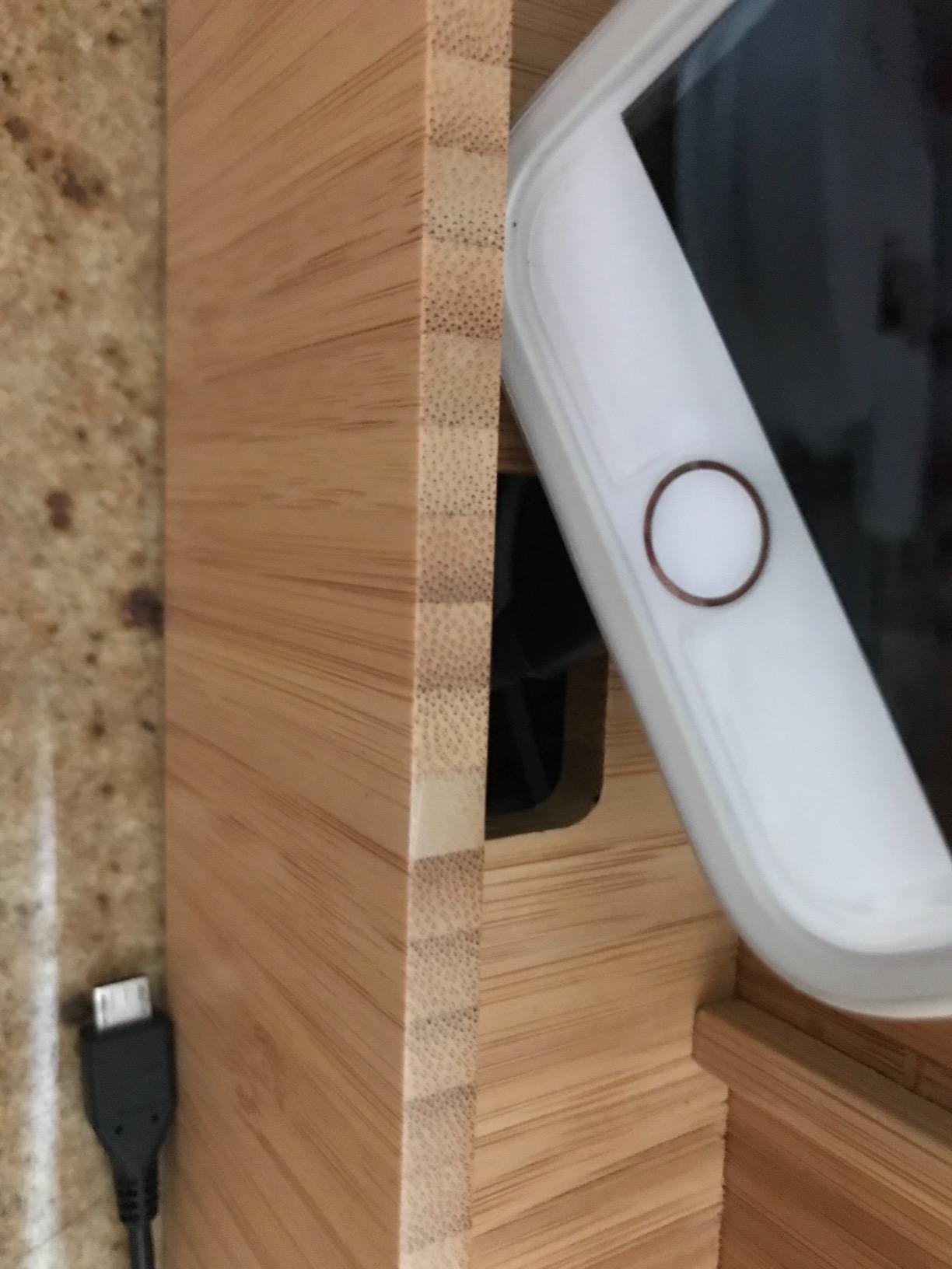 Great Useful Stuff G.U.S. Multi-Device Charging Station Dock & Organizer - Multiple Finishes Available. for Laptops, Tablets, and Phones - Strong Build, Eco-Friendly Bamboo customer photo 1