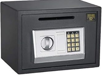 Drop Safe - Digital Compact Steel Money Security Box with Keypad - Deposit Cash Easily - For Home or Business by Paragon Safe - Black, .54 Cubic Feet customer photo 1