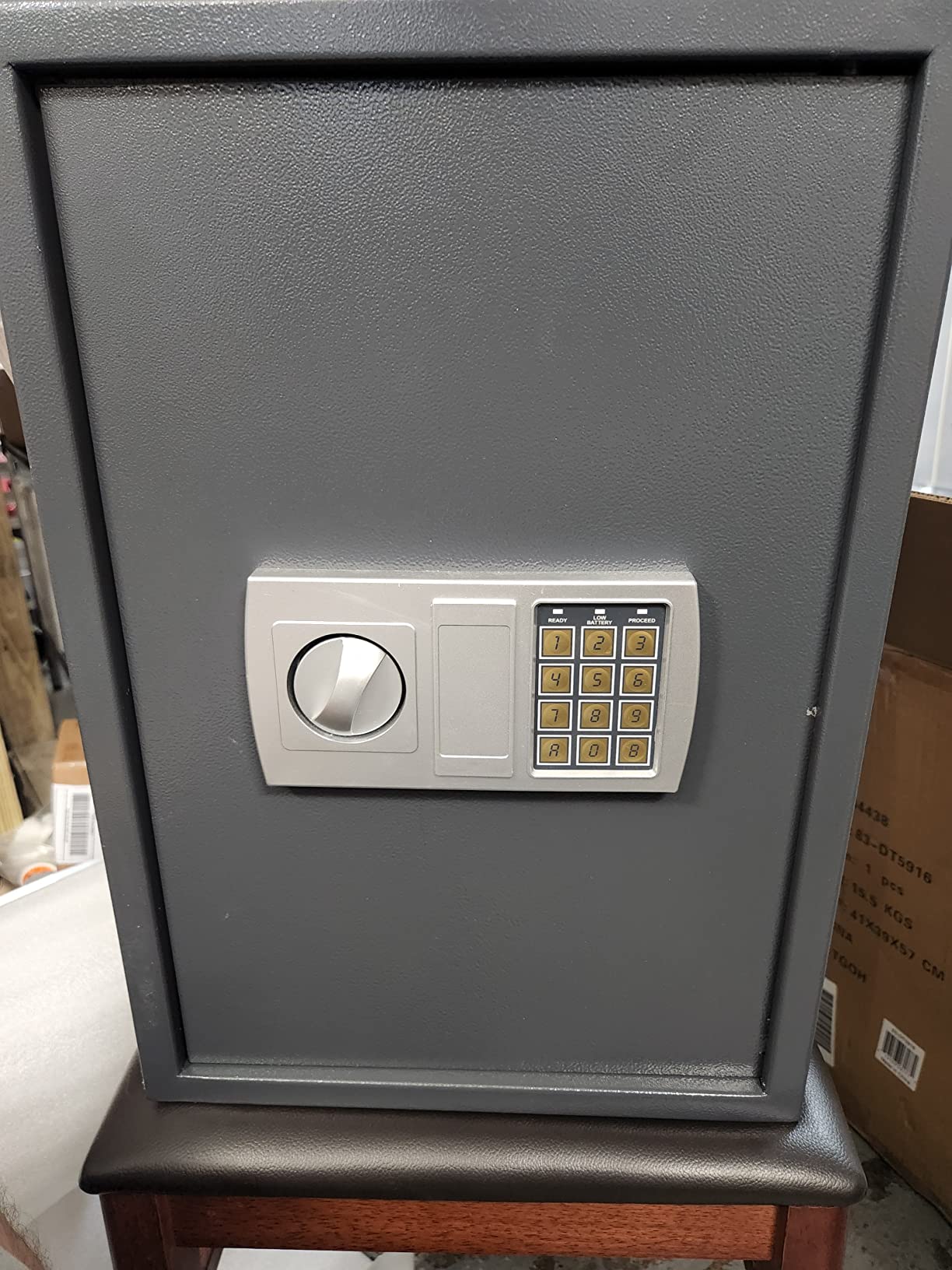 Drop Safe - Digital Compact Steel Money Security Box with Keypad - Deposit Cash Easily - For Home or Business by Paragon Safe - Black, .54 Cubic Feet customer photo 2