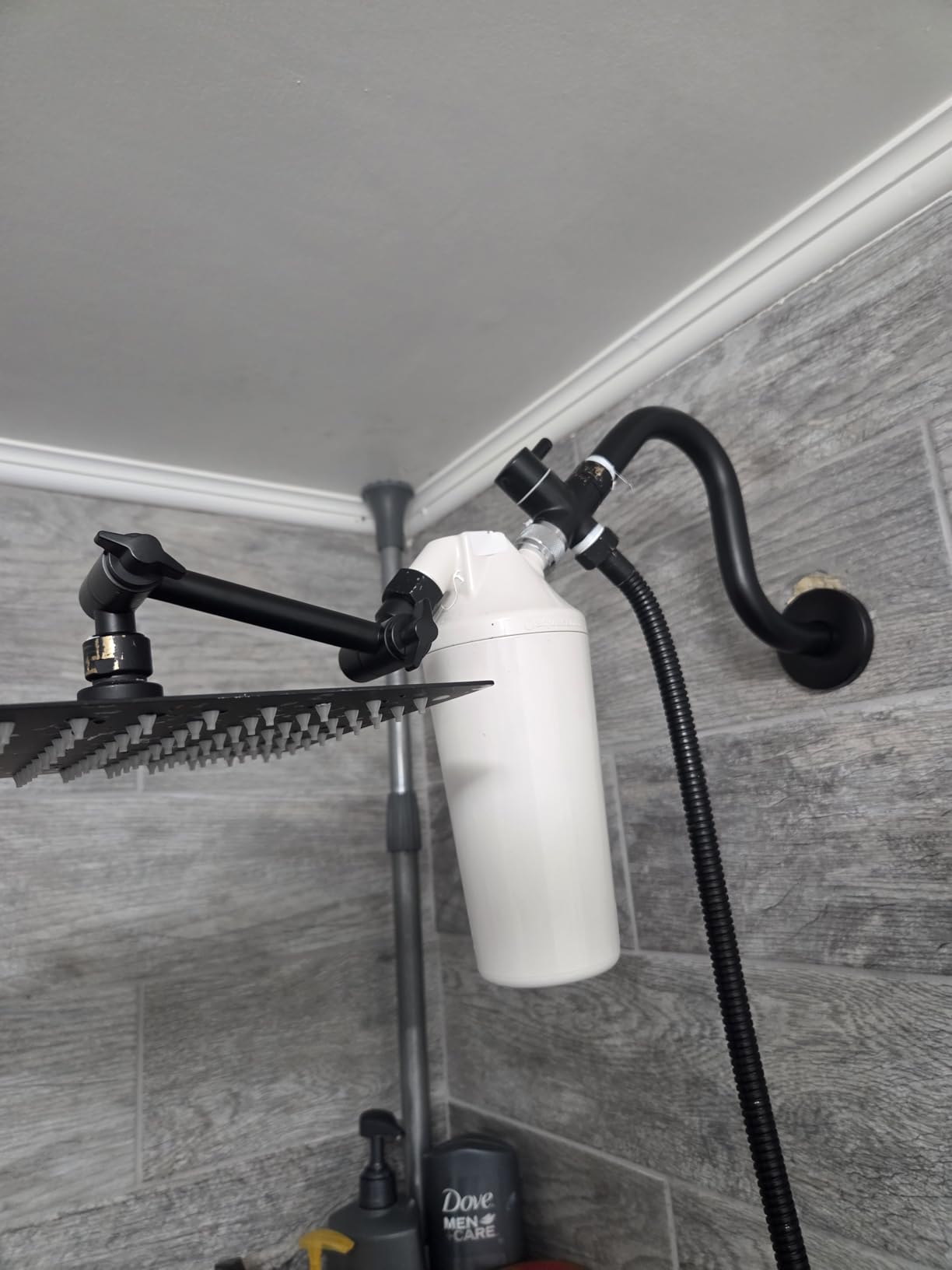 Aquasana Shower Filter | No Shower Head | Reduces 90% Chlorine | AQ-4100NSH | Dermatologist-Recommended | Soften Skin & Hair | Coconut Shell Carbon | KDF Media | Use Your Own Showerhead | 10K Gal customer photo 2