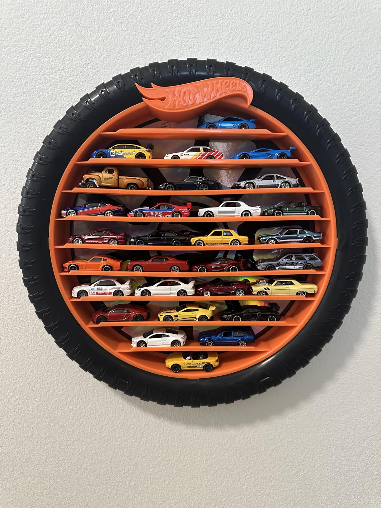Hot Wheels Collector Case - Durable Die-Cast Car Storage Organizer with Handle for 1:64 Scale Vehicles - Holds Up to 30 Cars - Portable Display and Carry Case for Kids and Collectors customer photo 2