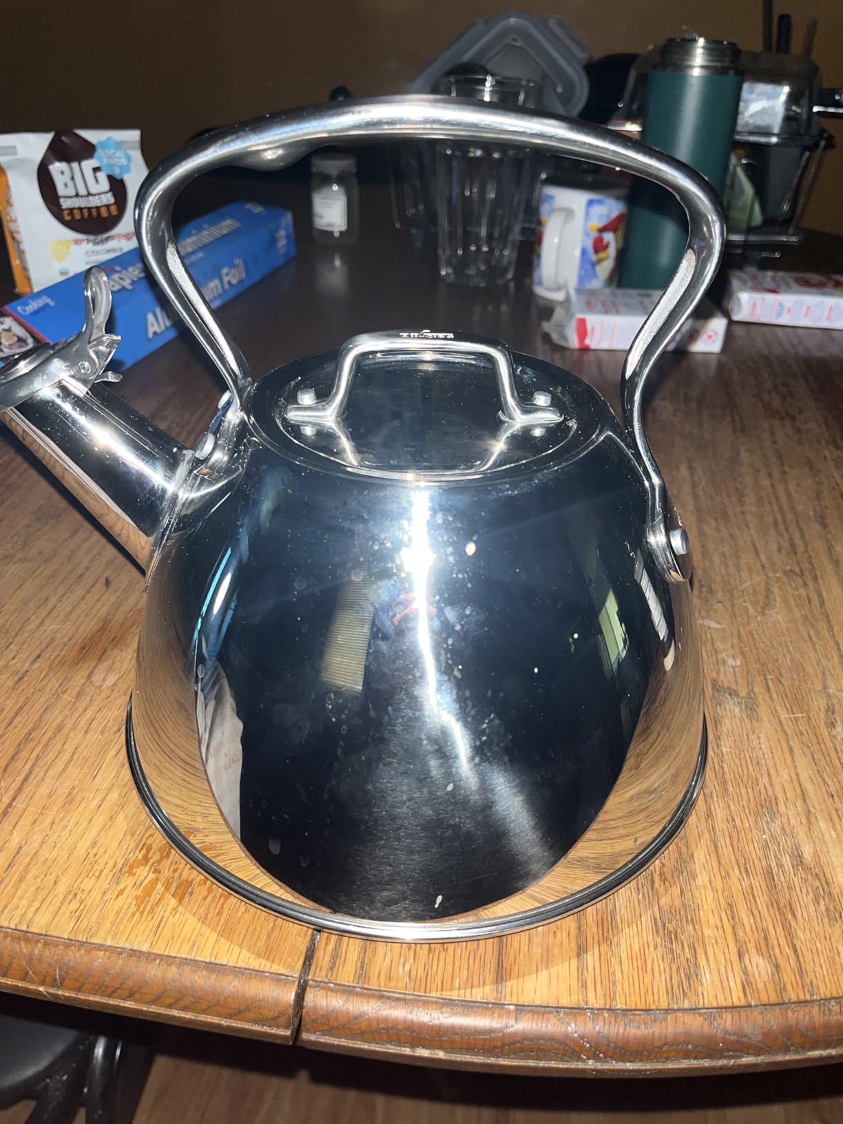 All-Clad Stainless Steel 2 Qt Stovetop Tea Kettle | Polished Stainless Steel Tea Kettle for Stove Top, Induction Compatible, Dishwasher Safe customer photo 1