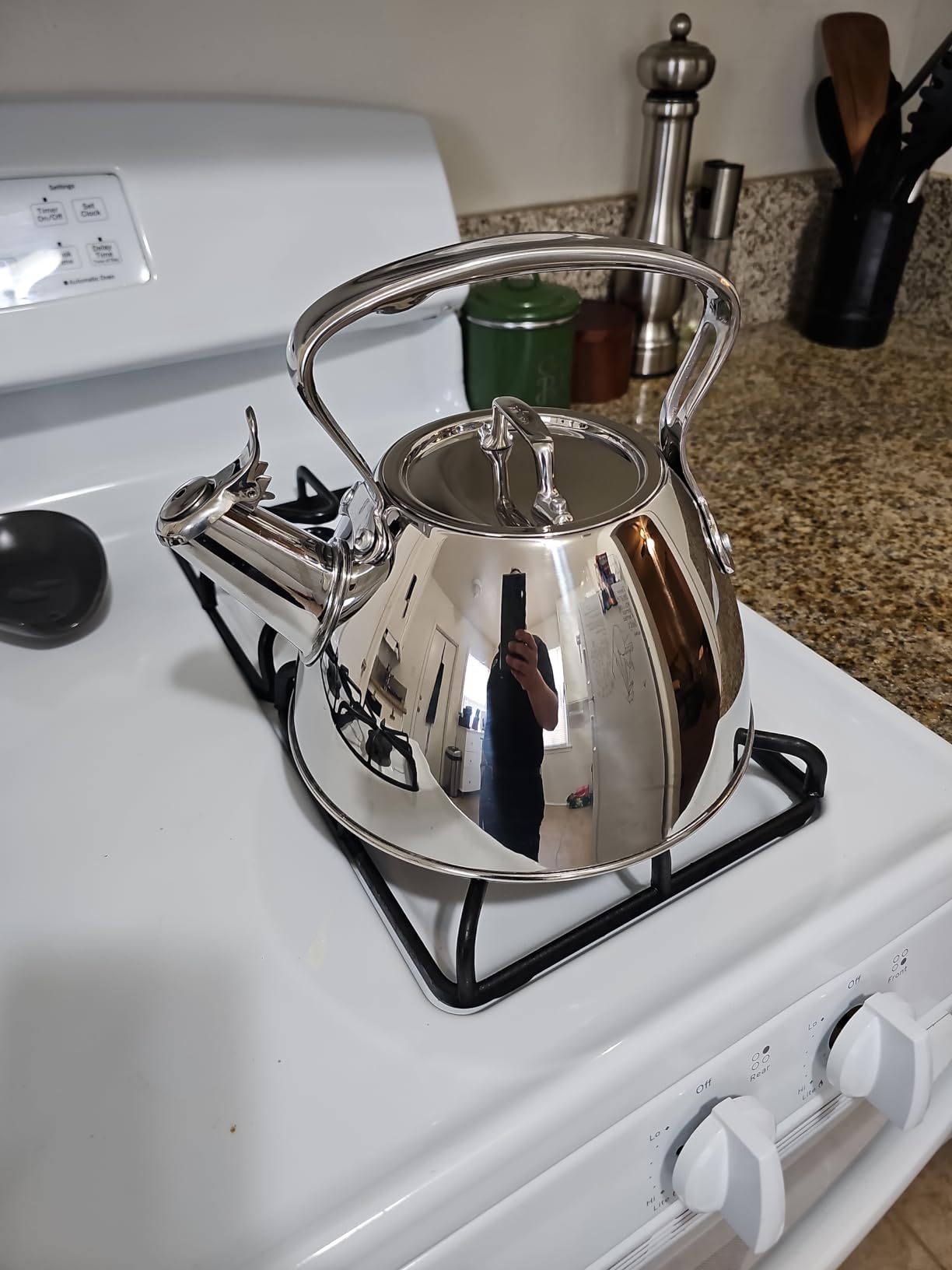 All-Clad Stainless Steel 2 Qt Stovetop Tea Kettle | Polished Stainless Steel Tea Kettle for Stove Top, Induction Compatible, Dishwasher Safe customer photo 2