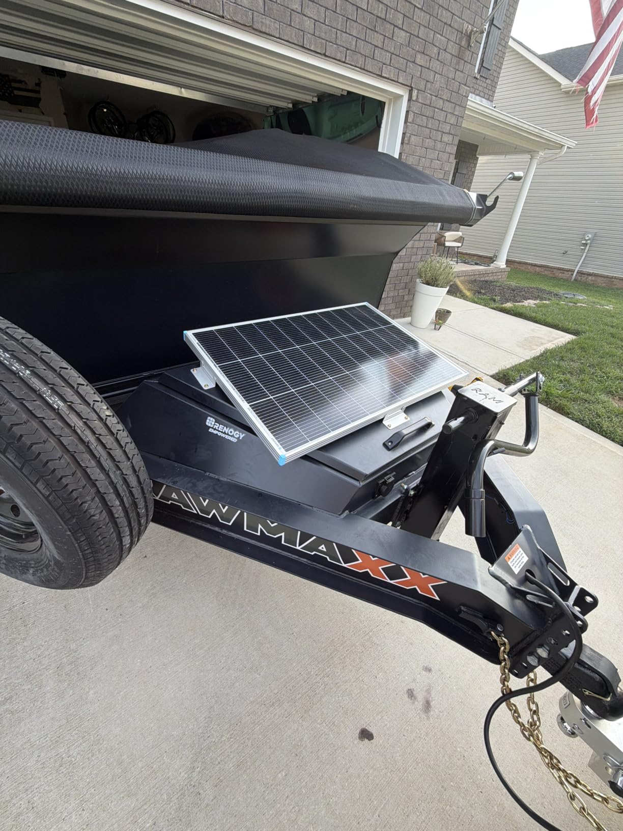 Renogy 100W 12V Solar Panel Starter Kit with 30A PWM Controller | Complete kit includes Monocrystalline solar panel, Charger Controller, cables, Z-brackets. For RVs, campers, off-grid. customer photo 2