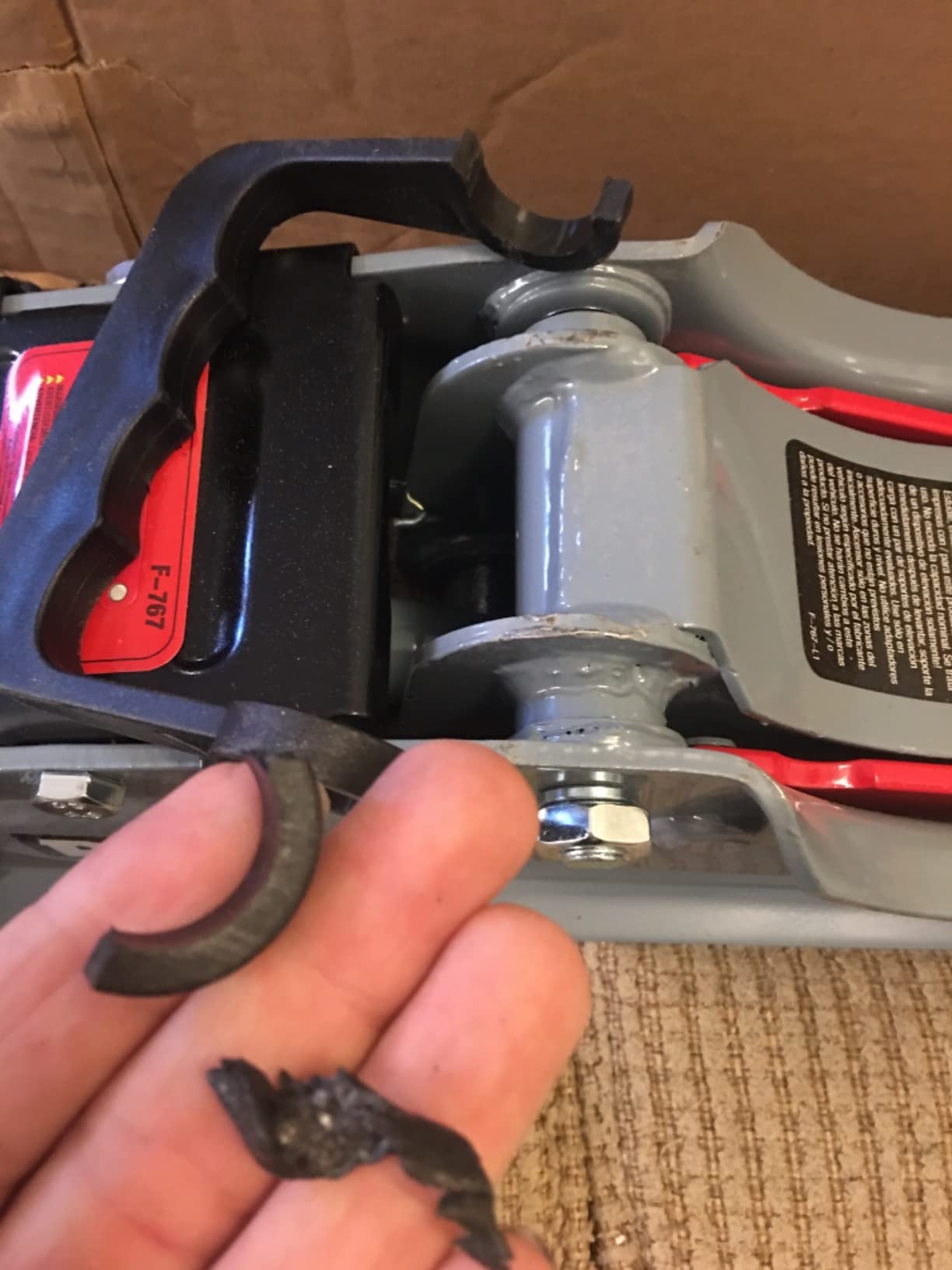 Pro-Lift F-767 Grey Low Profile Floor Jack - 2 Ton Capacity customer photo 2