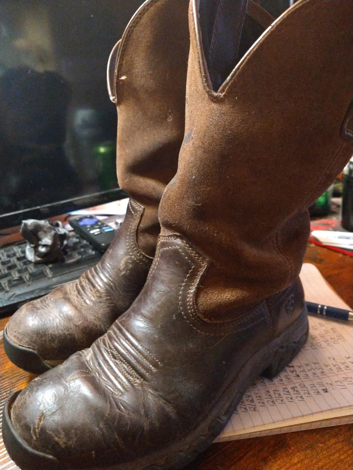 Ariat Terrain Pull-On Waterproof Boots - Women's Western Leather Work Boot customer photo 2