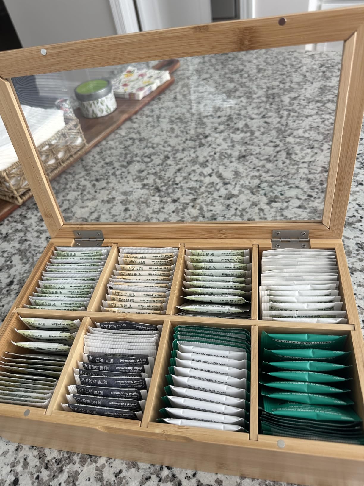 Oceanstar - TB1323 Bamboo Tea Box, 12 Inch, Natural customer photo 1