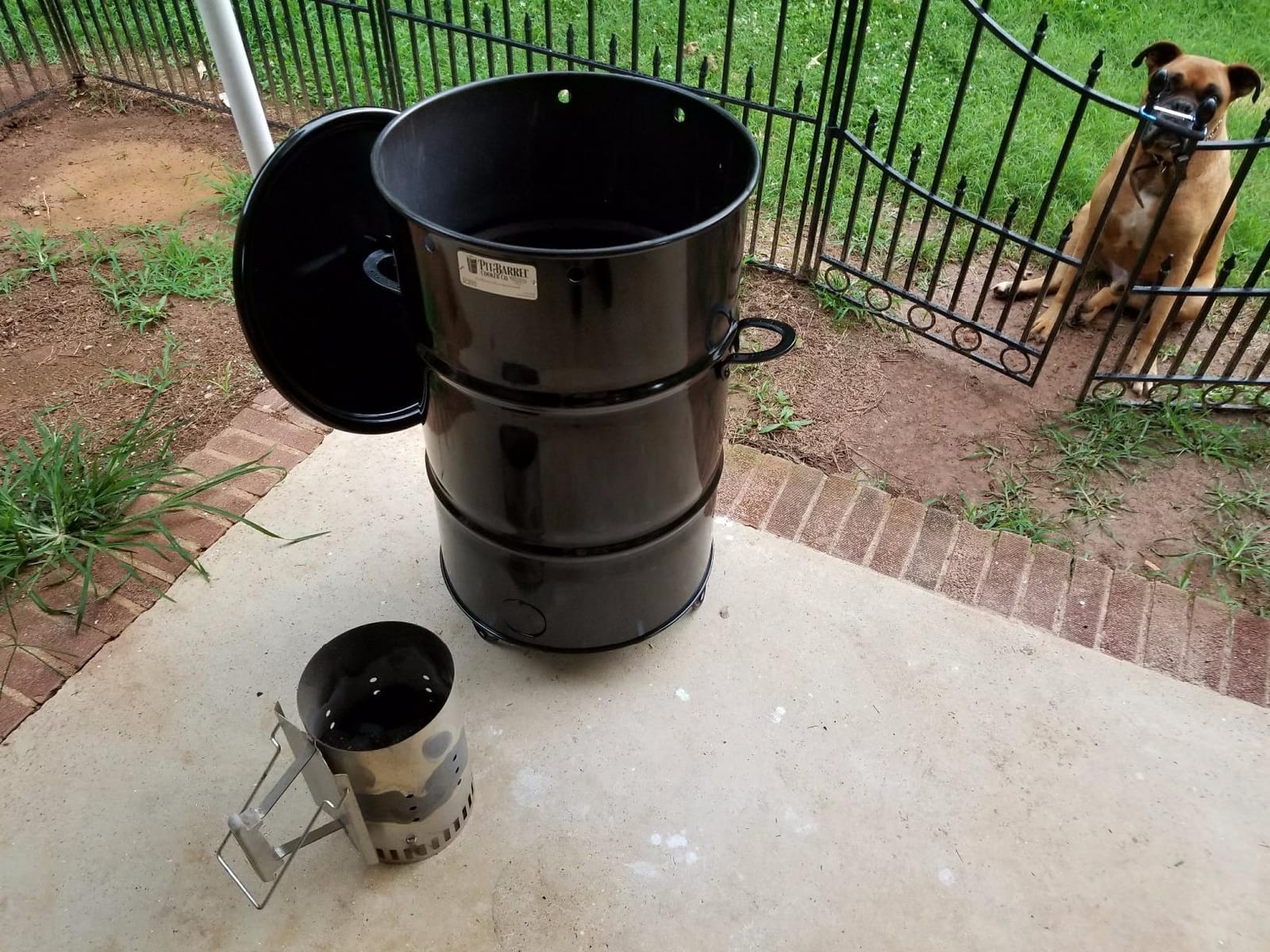 Pit Barrel Cooker Premier Series 18.5 Inch Drum Smoker | Porcelain Coated Steel BBQ Grill, Ugly Drum BBQ Smoker customer photo 2