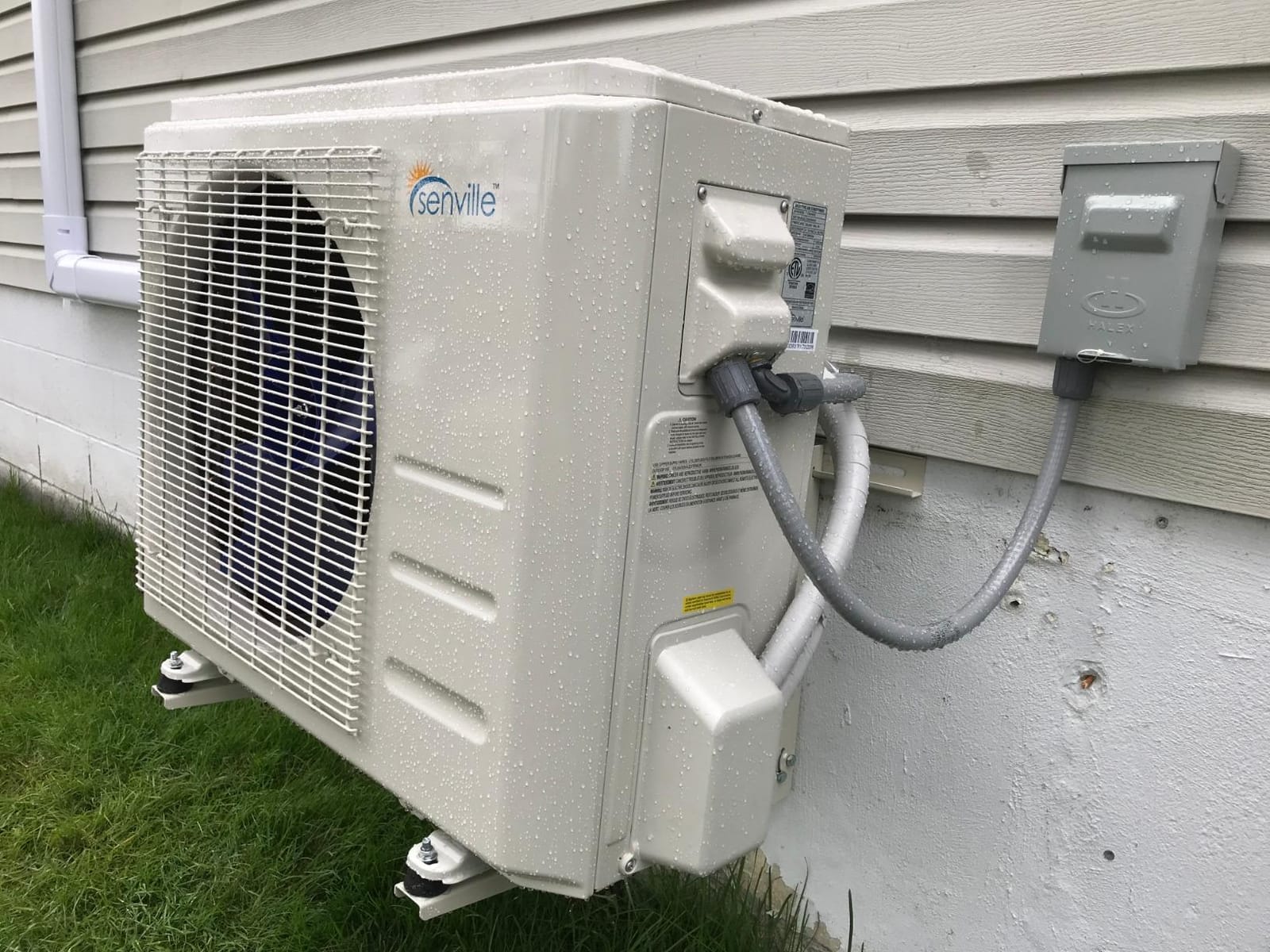 Senville AURA Series Mini Split Air Conditioner Inverter Heat Pump, 18000 BTU, Works with Alexa, Energy Star, White customer photo 1