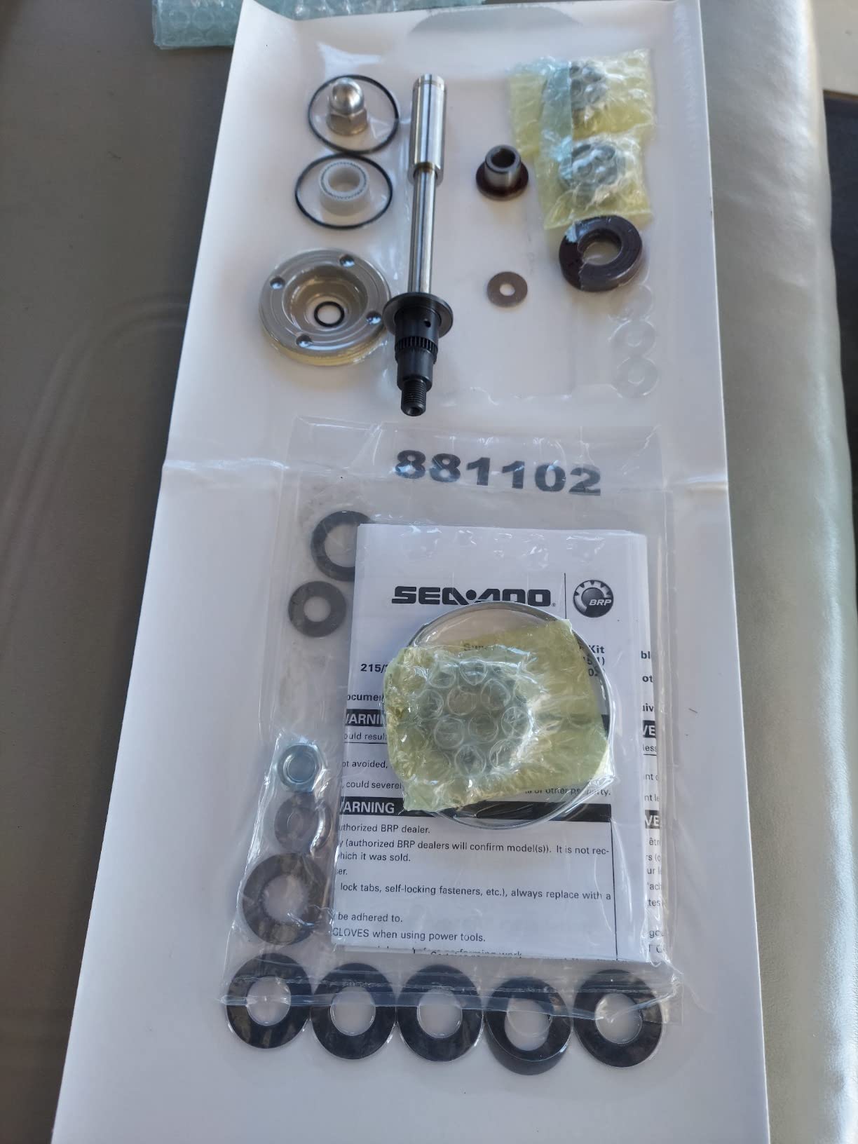 Sea-Doo New OEM SuperCharger Rebuild Kit 420881102 GTR GTX RXP RXT Wake Pro customer photo 1