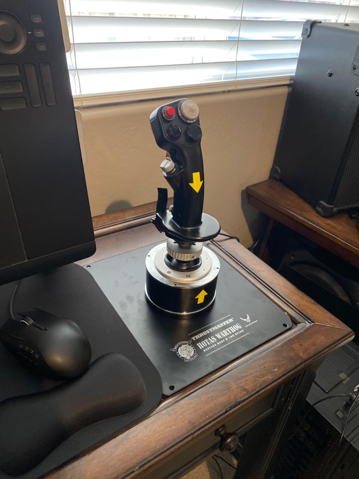 Thrustmaster HOTAS Warthog A-10C replica metal flight stick - PC | Hall-Effect 16-bit, detachable handle, 19 buttons, 3 hat switches, dual trigger, 6+ lb weighted base, T.A.R.G.E.T software customer photo 2