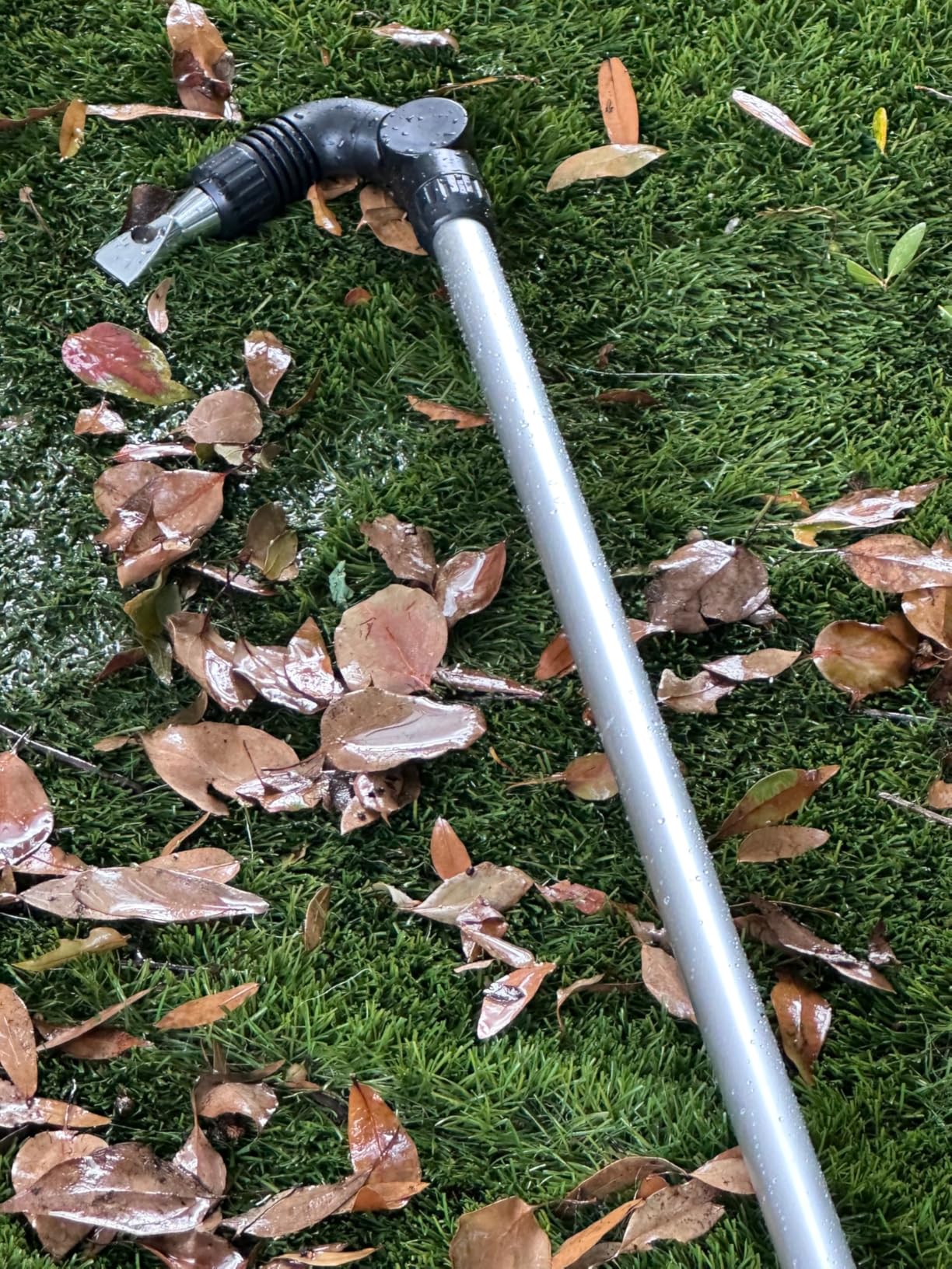 Orbit Telescoping Gutter Cleaning Wand, Silver - 58543 | Telescoping Wand Extends for Easy Gutter Cleaning & High-Reach Rinsing Without a Ladder, Connects to Hose customer photo 1