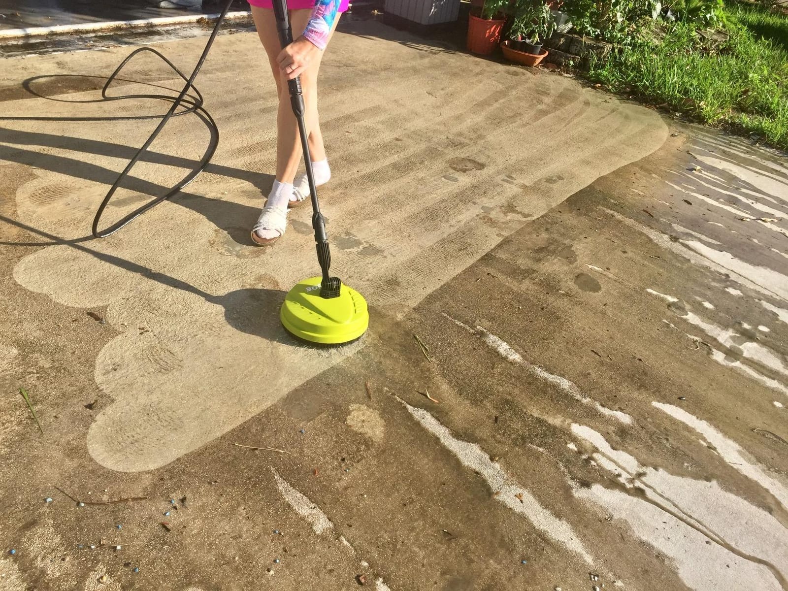 Sun Joe Pressure Washer, Electric Power Washer, Heavy-Duty Portable Cleaning & Washing Machine System with Patios & Sidewalks, SPX3000 customer photo 1