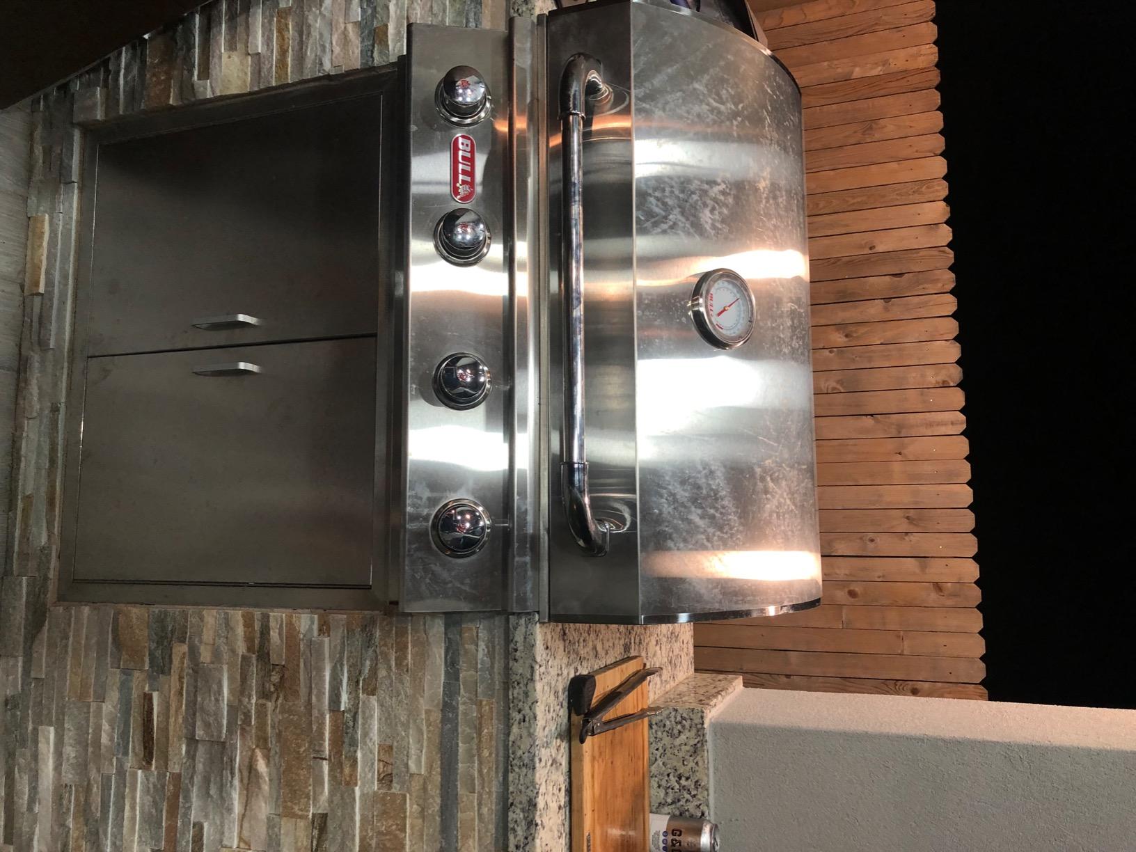 Bull Outdoor Products Outlaw 60,000 BTU Drop-In Grill Head - Stainless Steel, Liquid Propane customer photo 2
