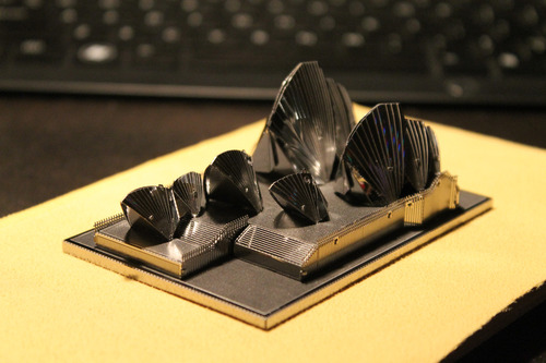 Fascinations Metal Earth Sydney Opera House Building 3D Metal Model Kit customer photo 1