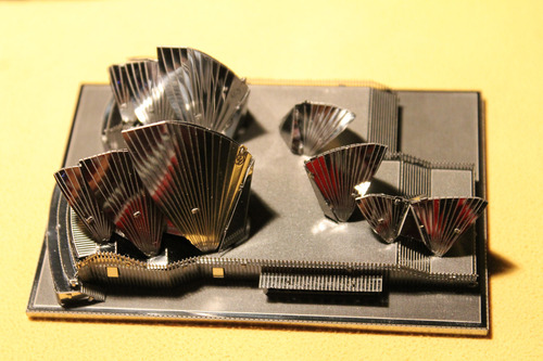Fascinations Metal Earth Sydney Opera House Building 3D Metal Model Kit customer photo 2